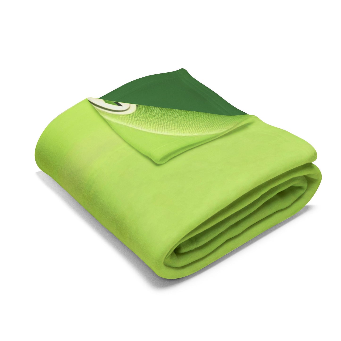 Luigi Peek Fleece Blanket – Green Video Game Character Throw