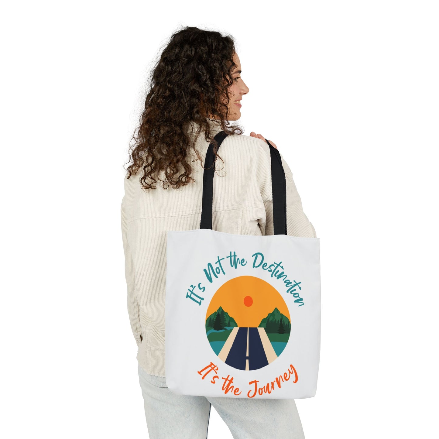 Inspirational Canvas Tote Bag – Perfect for Everyday Adventures, Eco-Friendly Shopping, Beach Days, Travel Companion, Gift for Wanderlust