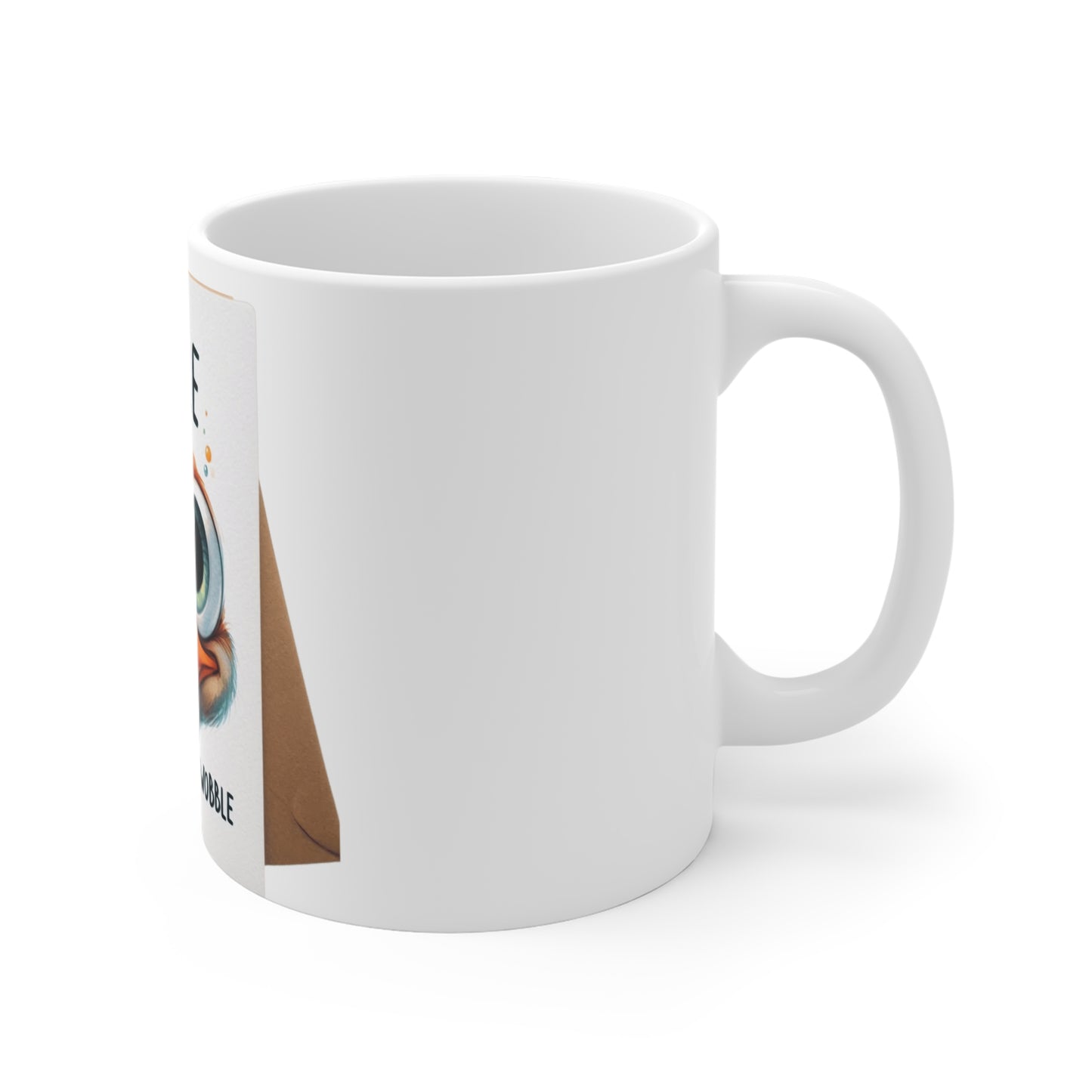 Cozy Fall Mug Thanksgiving Gobble Mug - 11oz Coffee Cup with Cute Turkey Design