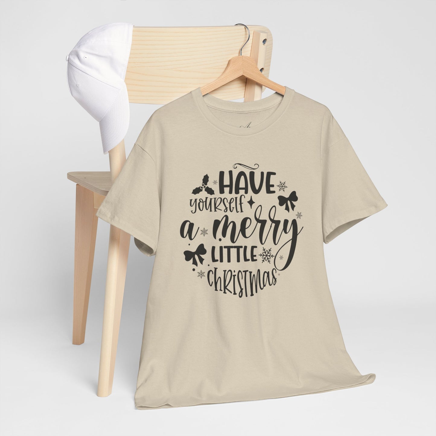 Merry Christmas Cotton Tee Holiday Graphic Tees & Cozy Festive Wear