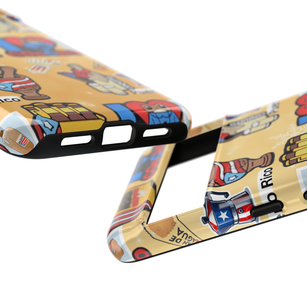 Puerto Rico Sticker Collage Tough Case  ‘I  Concho’ Pattern Phone Case