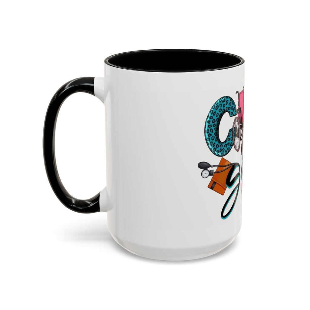 Nurse Given Accent Coffee Mug — Caregiver & Medical Equipment Design Christmas mug for all healthcare heroes