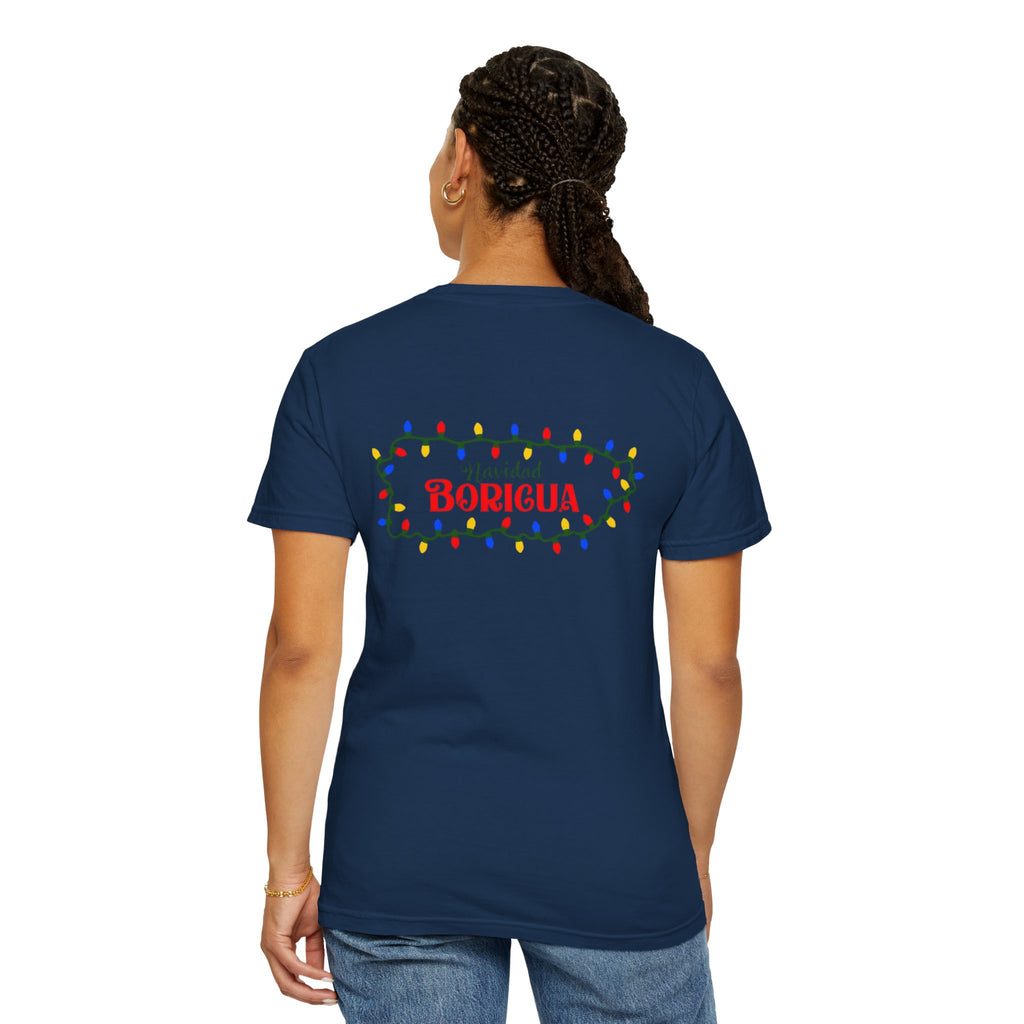 Medalla Light Beer T-Shirt  Navidad Boricua Holiday Tee Puerto Rico’s Navidades
