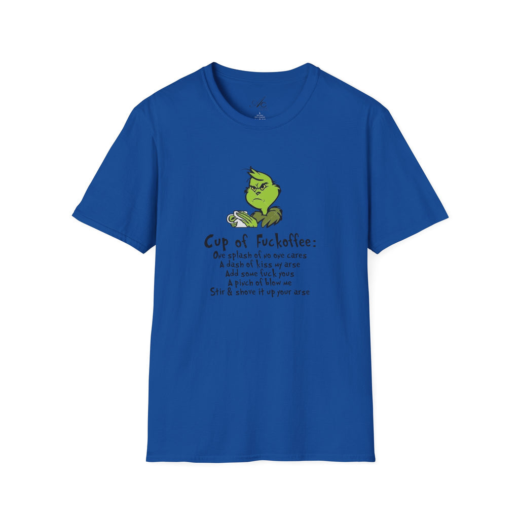 Holiday Apparel | Christmas Tees & Sweatshirts with Festive Quotes Funny Grinch Coffee Lover T-Shirt
