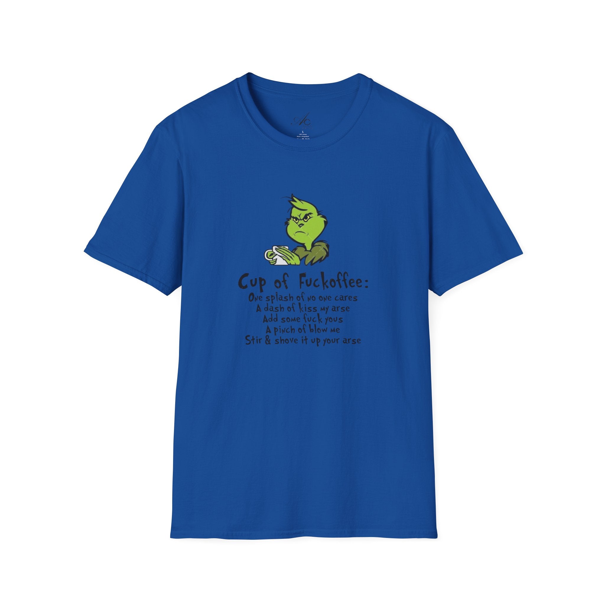 Holiday Apparel | Christmas Tees & Sweatshirts with Festive Quotes Funny Grinch Coffee Lover T-Shirt