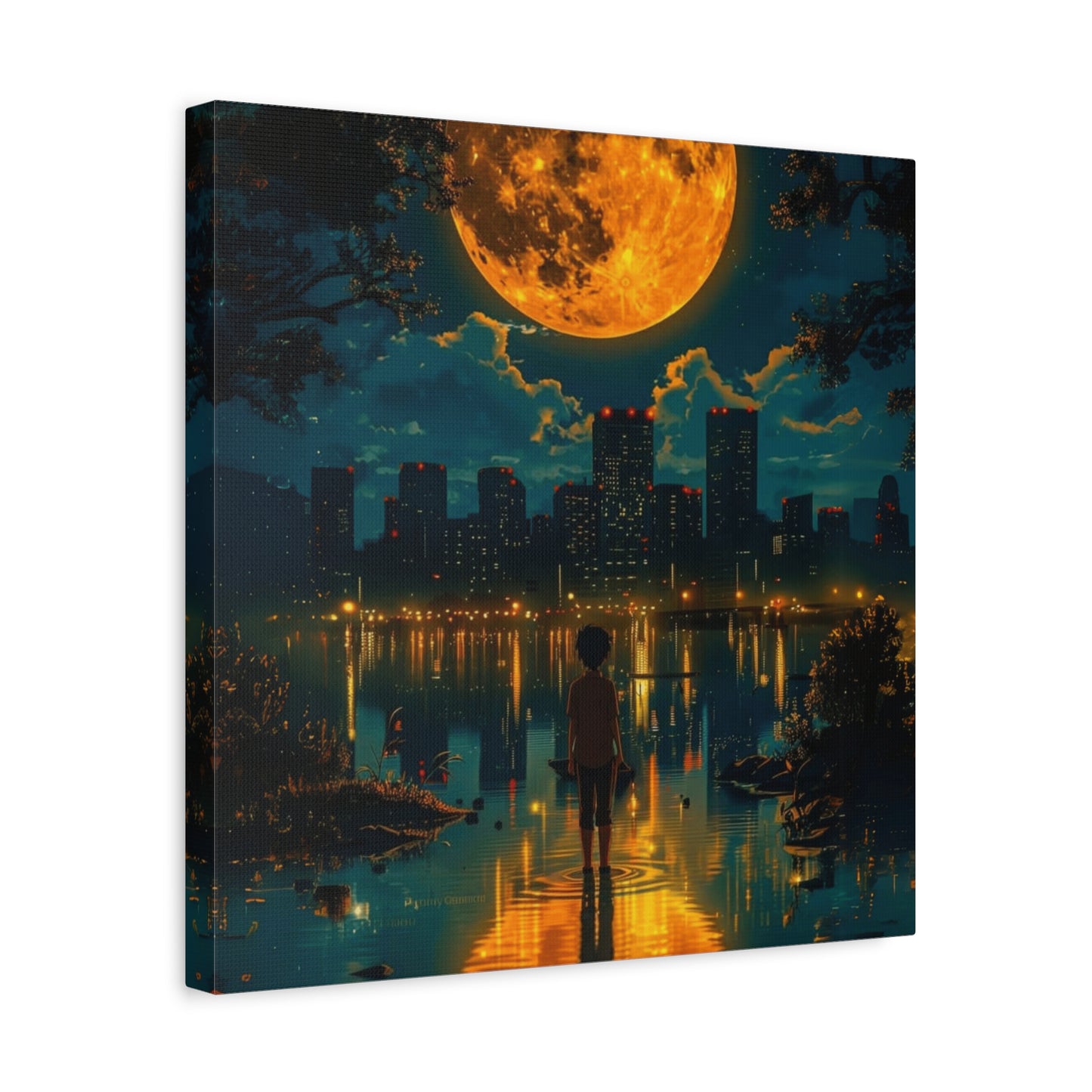 Because words have the power to move you let them live on your wall, Unique Nightscape Decoration, Perfect for Any Occasion