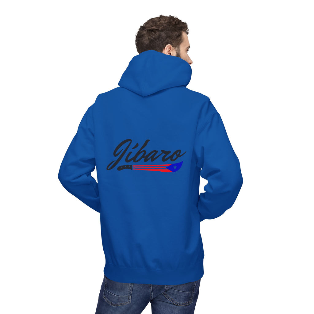 Gíbaro Hoodie  Puerto Rican Pride Pullover with Flag Machete Design