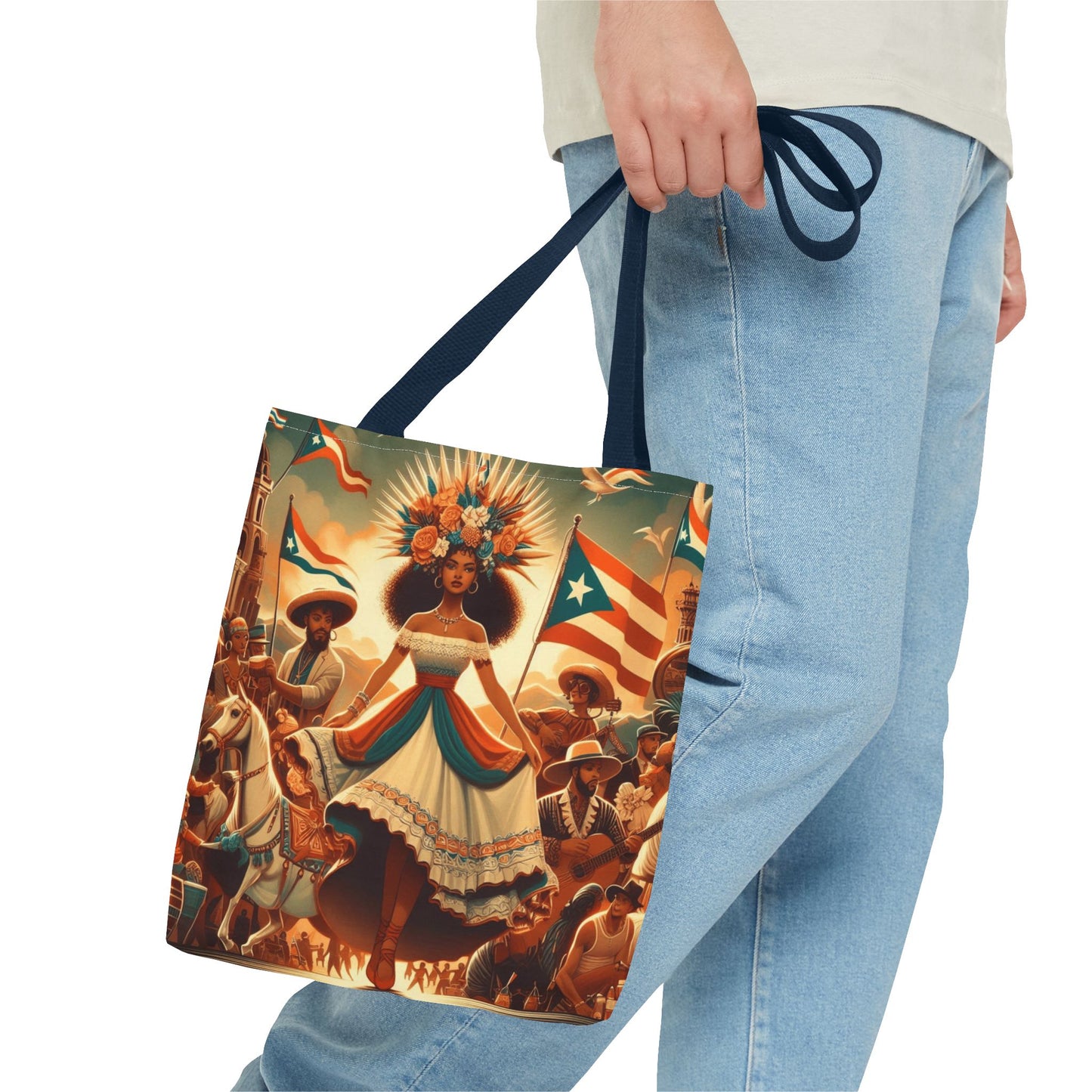 Puerto Rico Design Tote Bags Tote Bag (AOP)