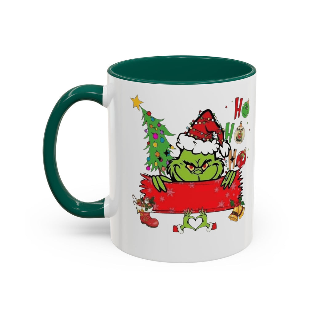 Christmas Grinch Mug (11oz & 15oz)  Funny Holiday Coffee Cup with Grinch Illustration Christmas Mugs Collection!