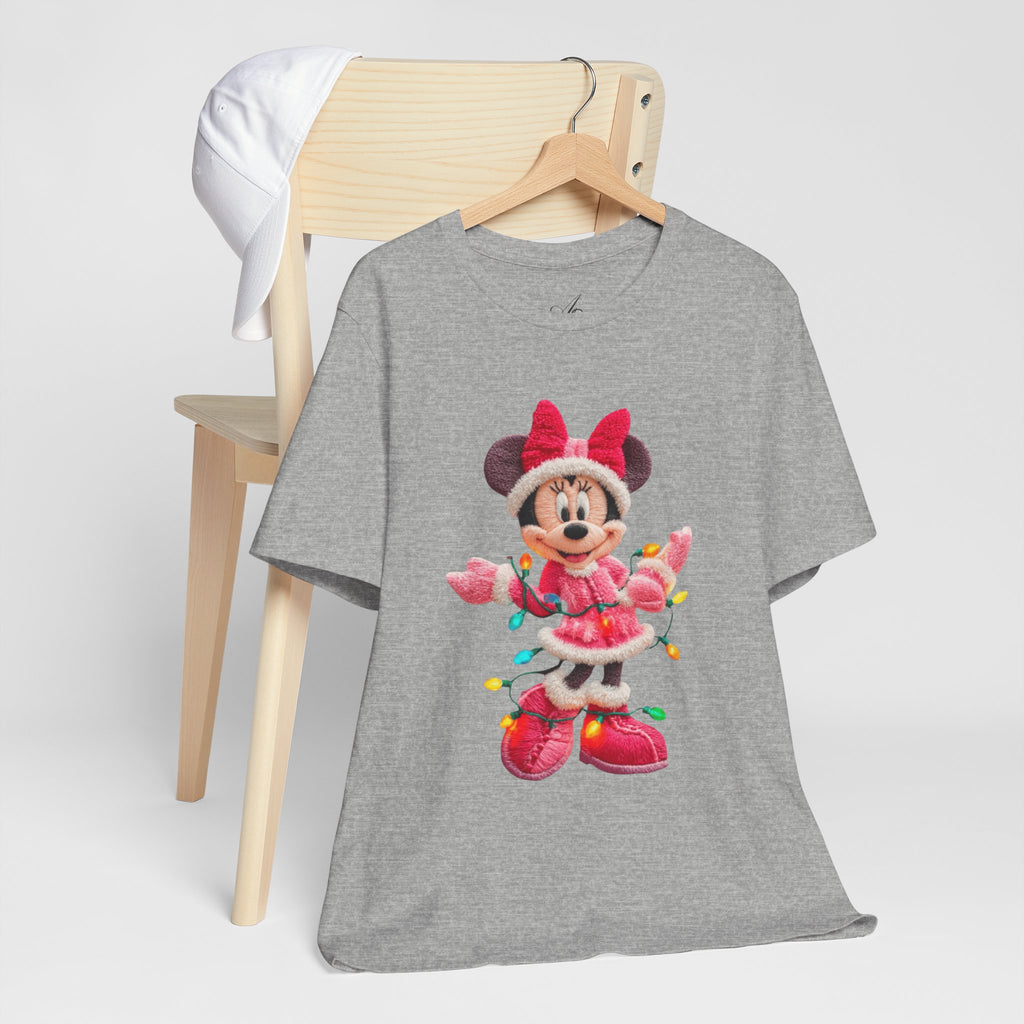 Minnie Mouse Holiday Lights T-Shirt Festive Holiday Designs