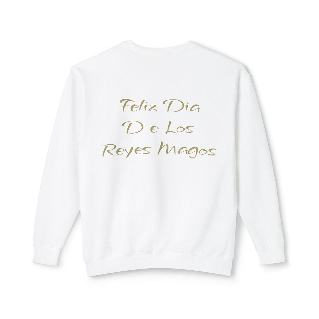 Three Kings Sweatshirt  'Feliz Día De Los Reyes Magos' Holiday Crewneck Christmas T-shirts and sweaters