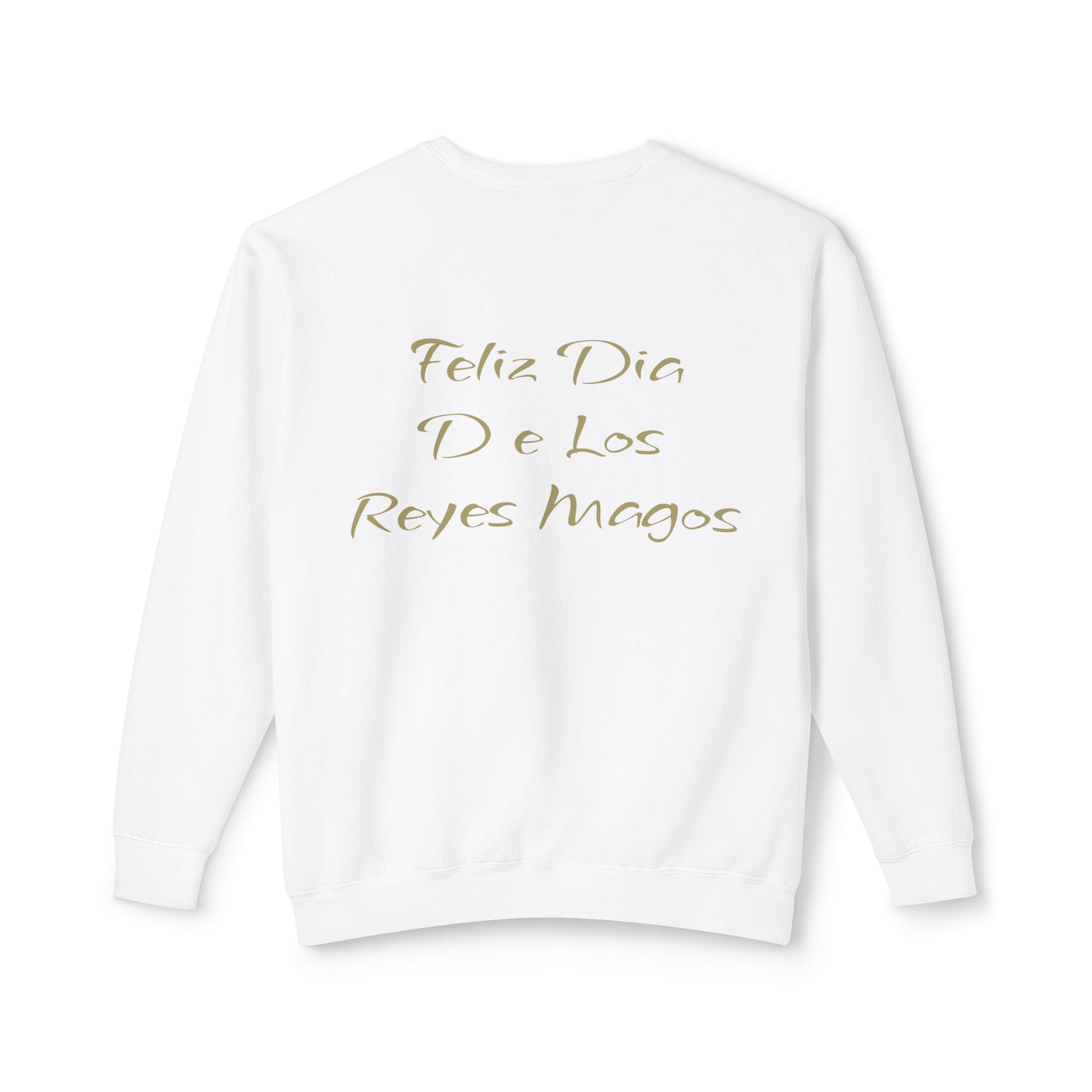 Three Kings Sweatshirt  'Feliz Día De Los Reyes Magos' Holiday Crewneck Christmas T-shirts and sweaters