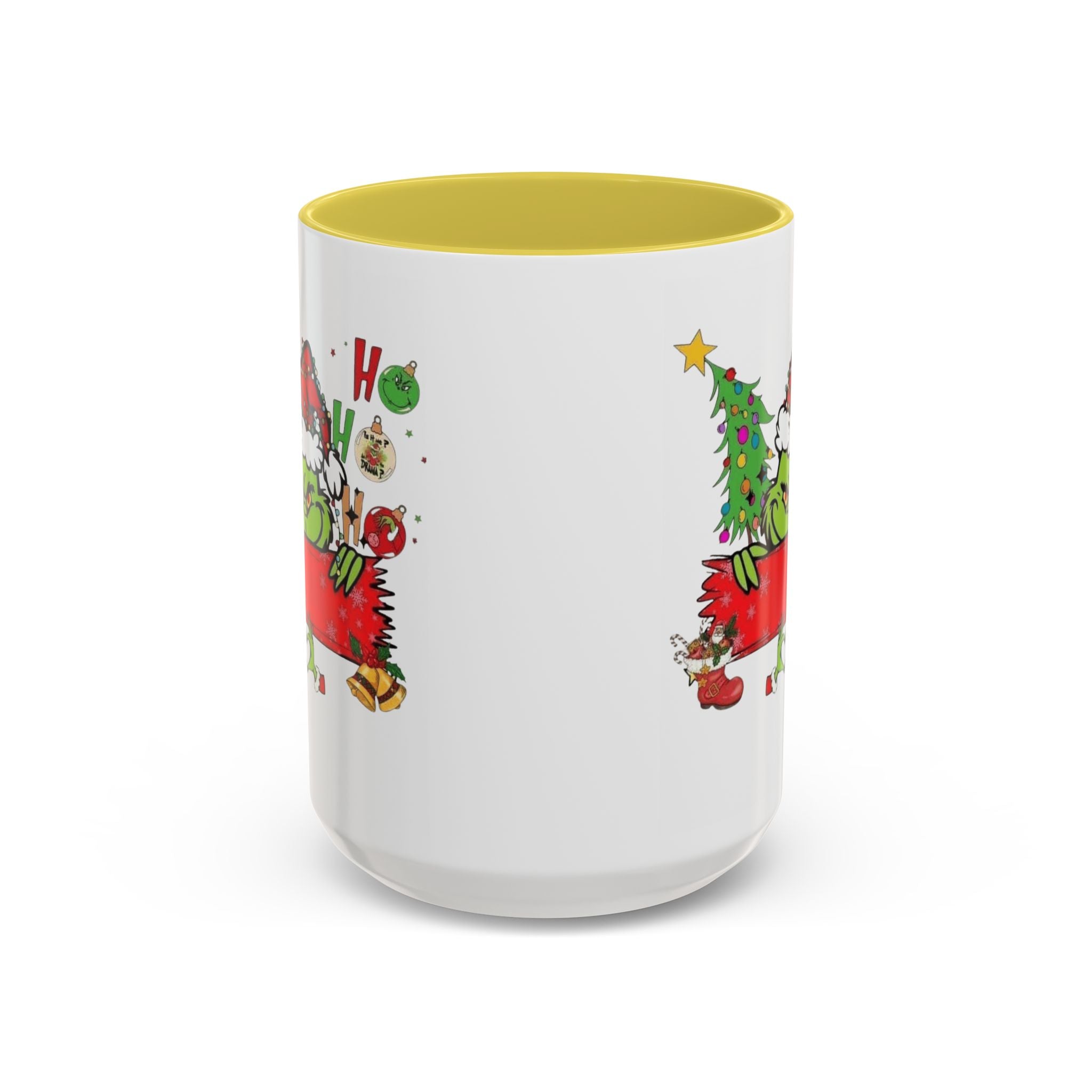 Christmas Grinch Mug (11oz & 15oz)  Funny Holiday Coffee Cup with Grinch Illustration Christmas Mugs Collection!