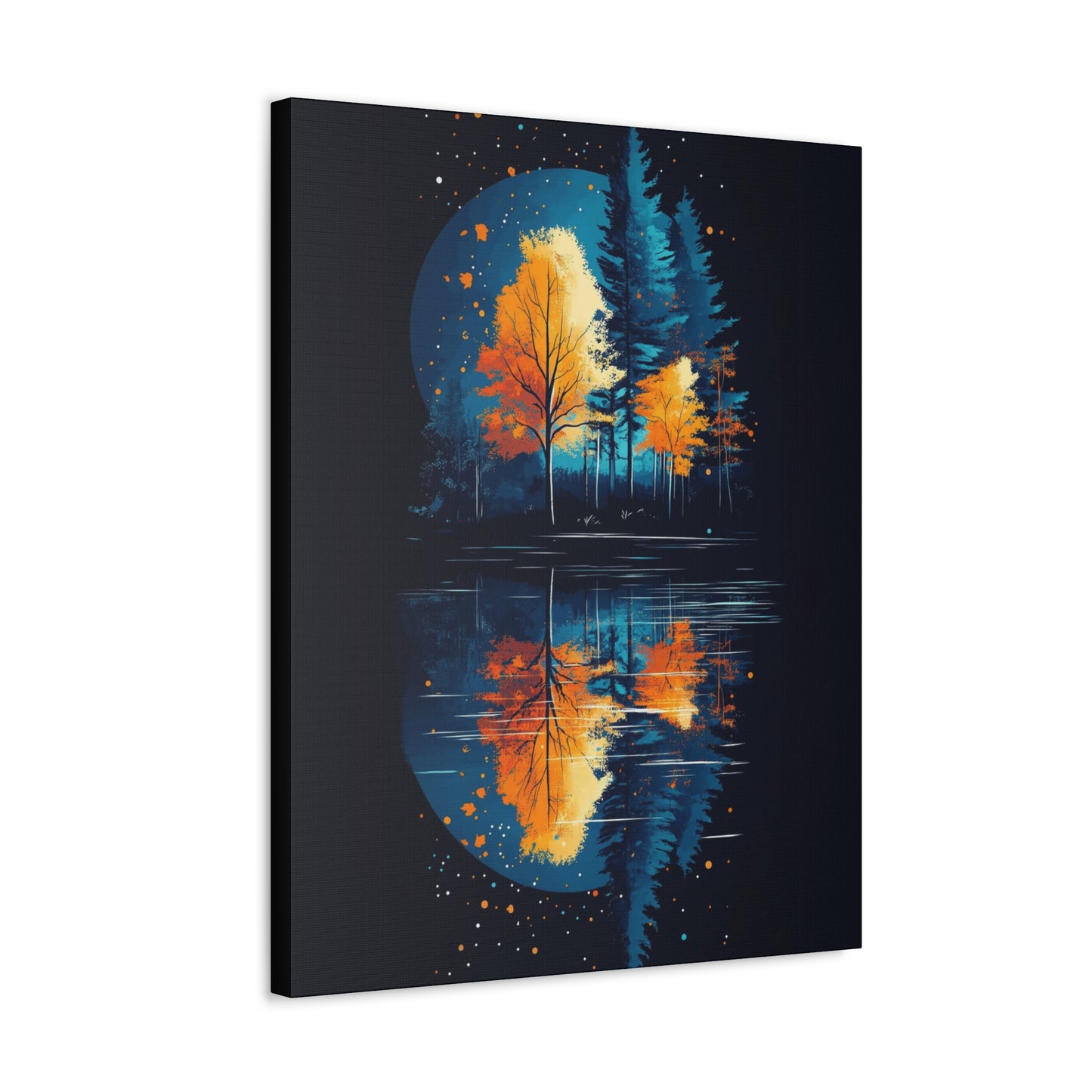 Vibrant Autumn Landscape Canvas Art | Fall Decor | Nature Wall Art | Home Decor | Gift for Nature Lovers