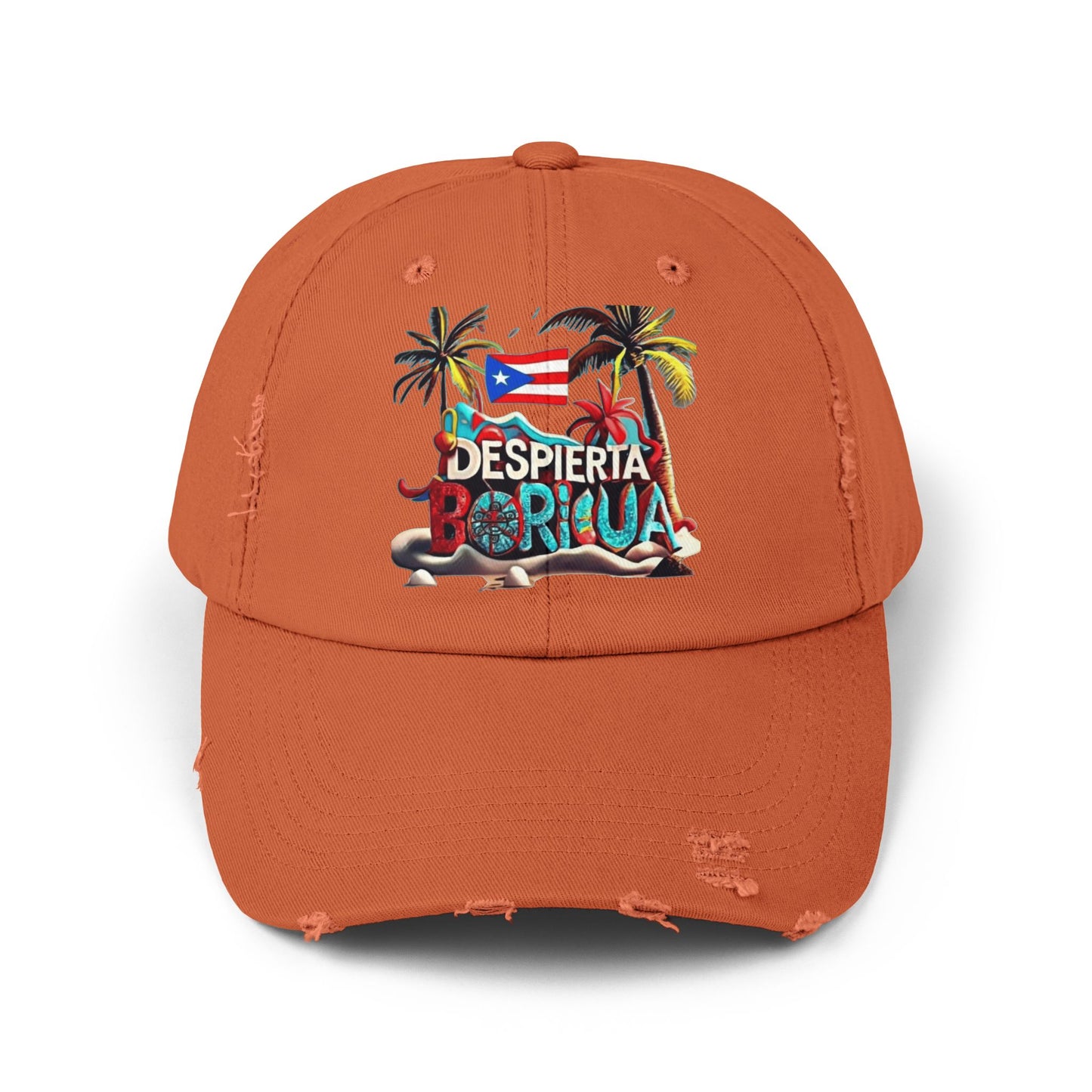 Puerto Rican Snapback Tropical Distressed Cap, Puerto Rican Pride Hat, Summer Accessories, Vacation Gear, Gift for Travelers