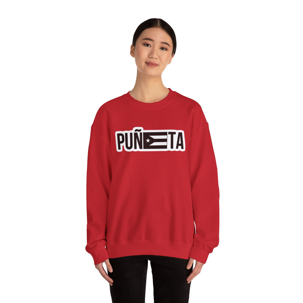 Puñeta Sweatshirt  Puerto Rican Flag Graphic Crewneck