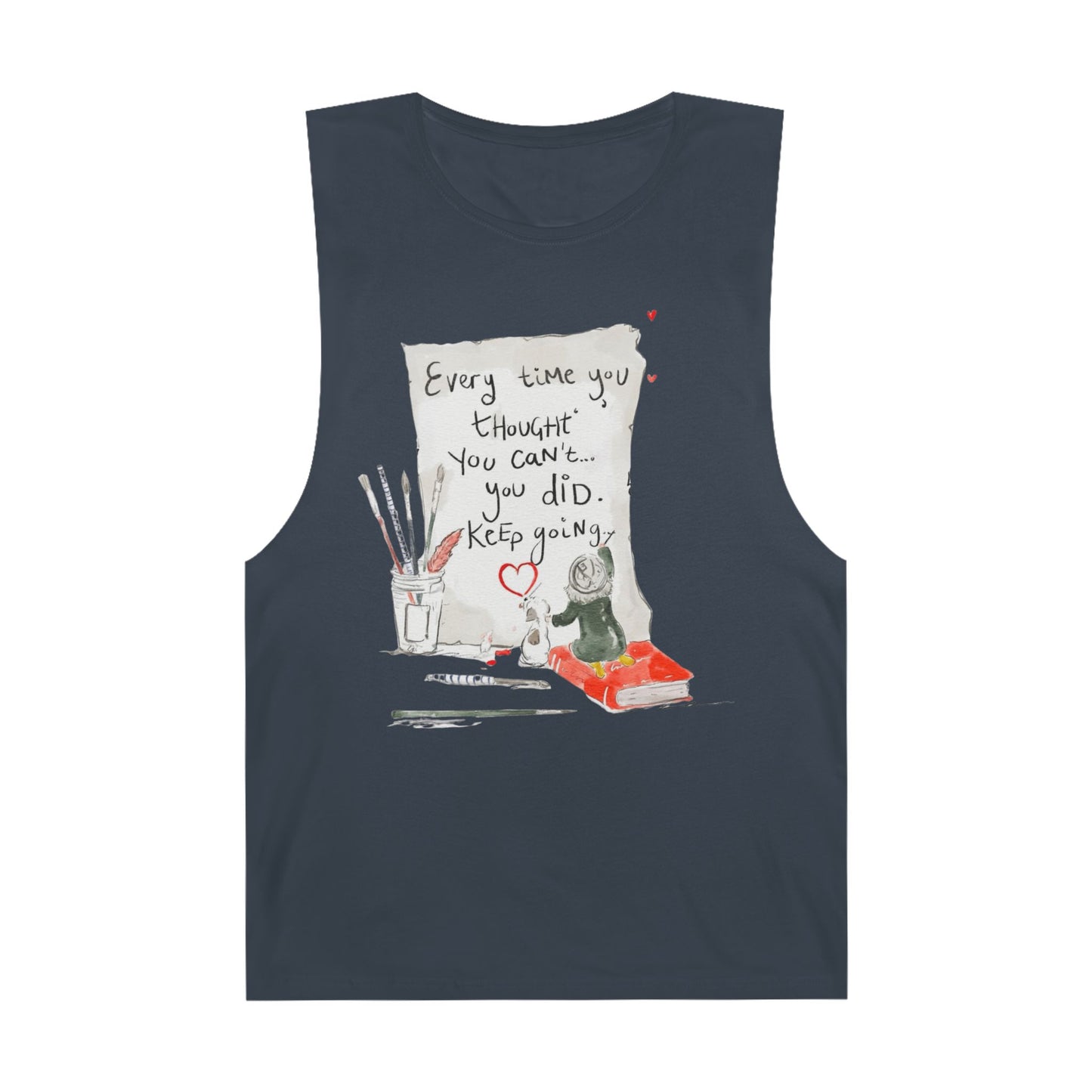 Effortlessly Cool & Made to Move Inspirational Quote Unisex Tank Top, Motivational Workout Shirt, Casual Summer Wear, Gift for Athletes, Encouragement Apparel