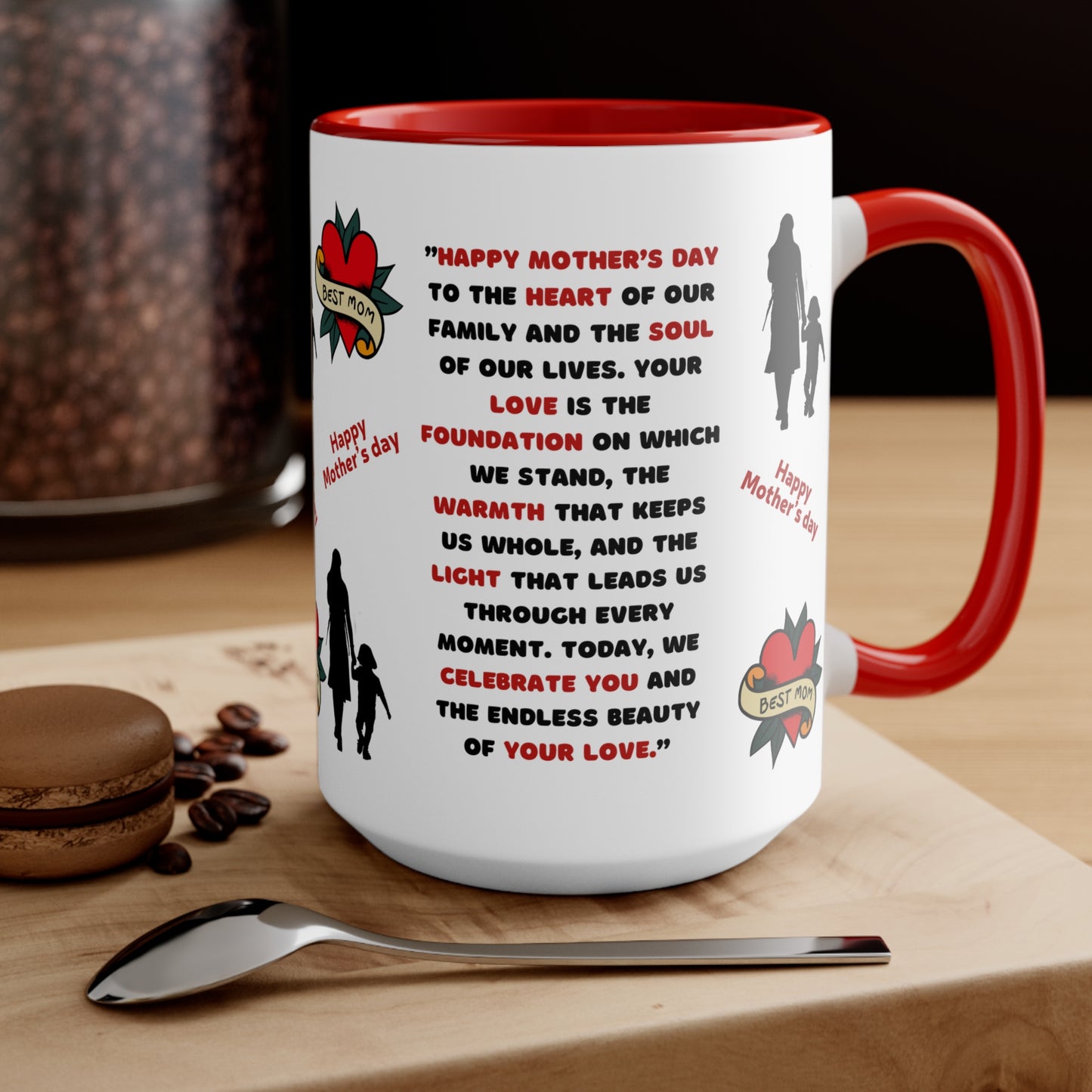 Best Mom Mug Mom Appreciation Mug Loving Mom Gift Accent Mugs
