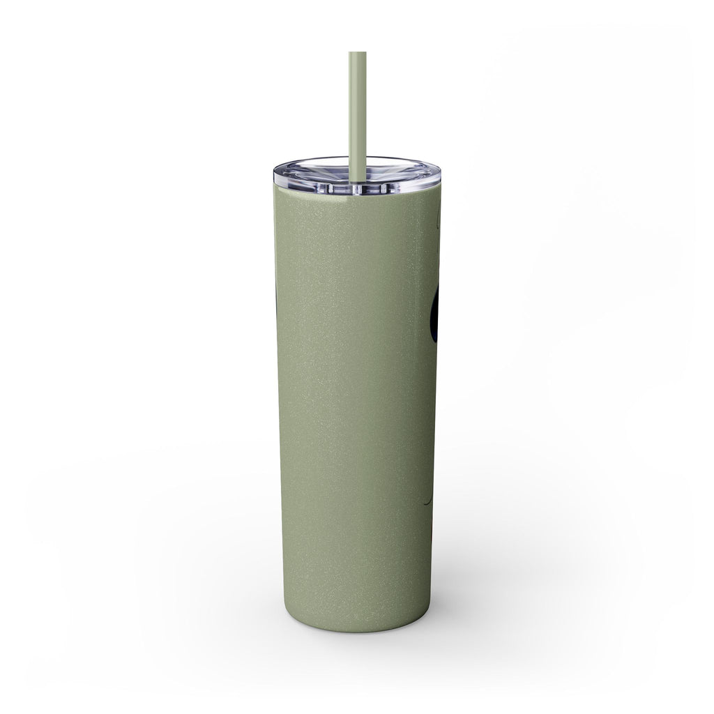 I Love You More Than Travel Tumbler — 20oz Skinny Cup with Straw