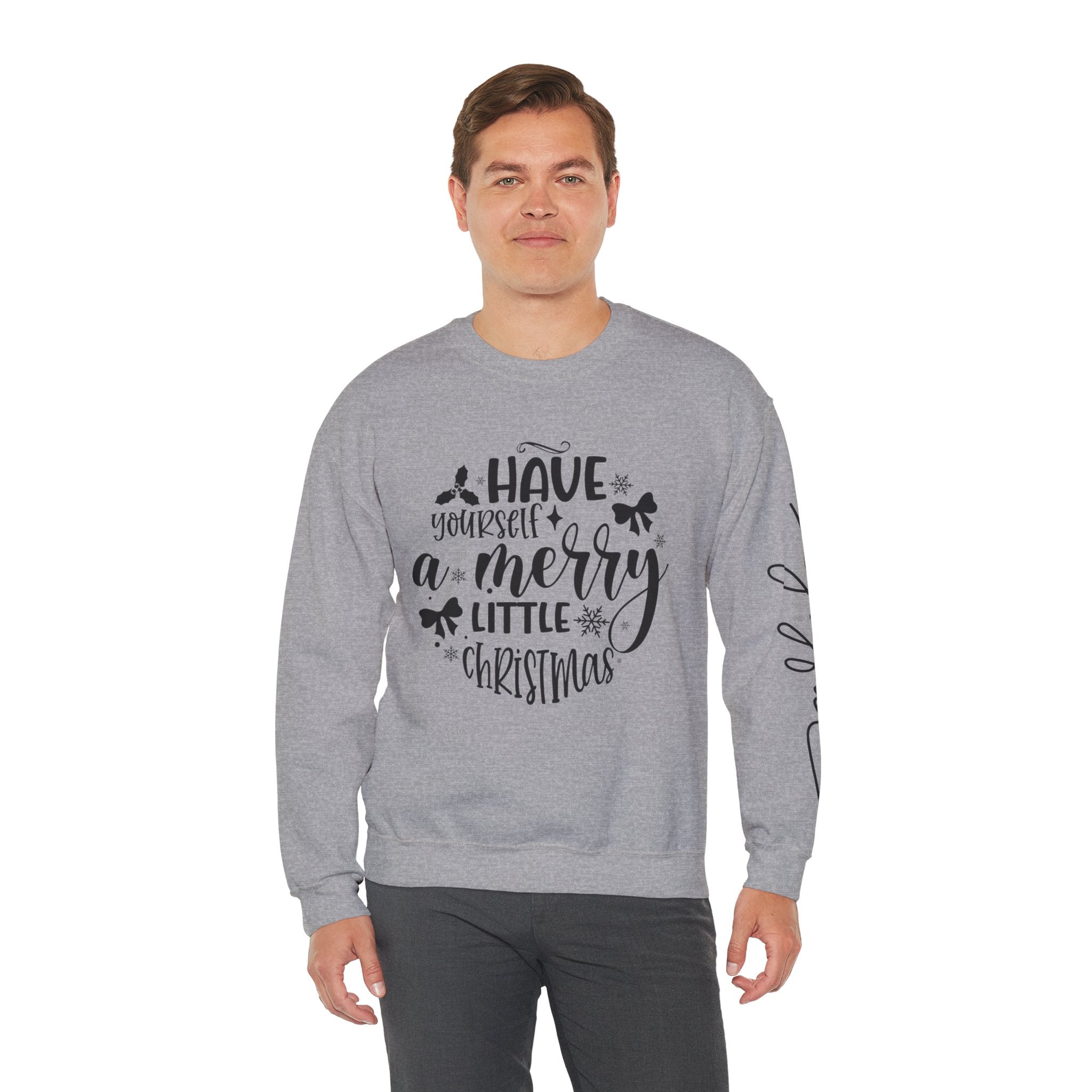 Xmas Shirts & Sweaters | Funny, Cute & Classic Christmas Designs Merry Christmas Crewneck Sweatshirt - Cozy Unisex Holiday Apparel