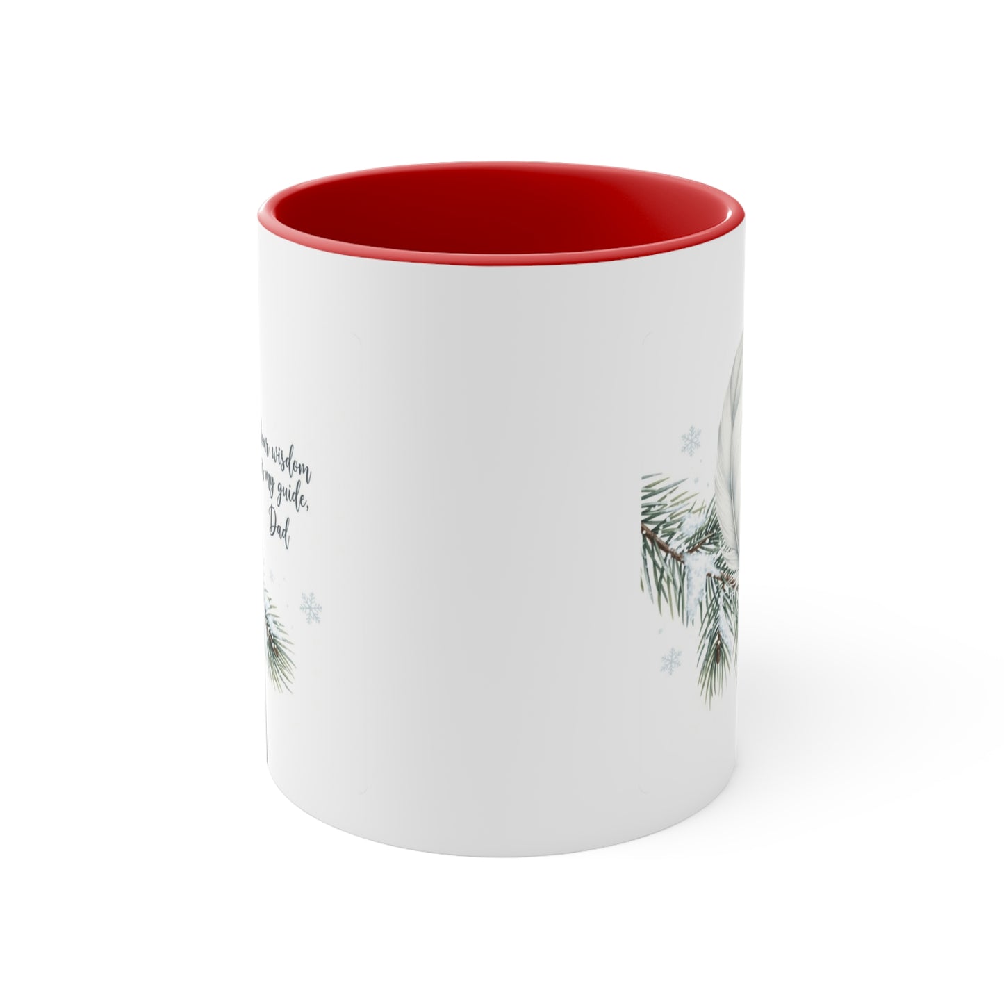 Holiday Mugs Christmas Gift Ideas Hot Cocoa & Coffee Cup Designs Inspirational Father's Day Mug with Feather Design