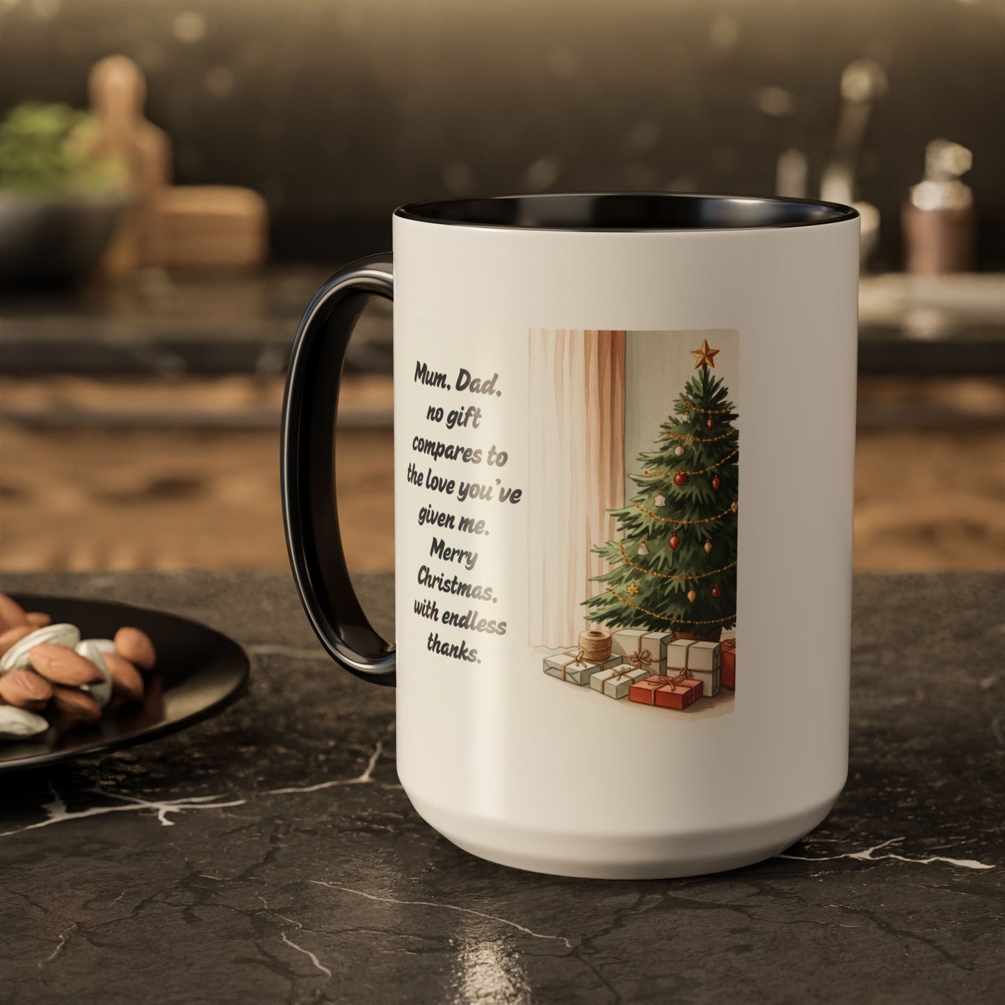 Christmas Mugs  Holiday Coffee Cups with Festive Quotes & Designs  Colorful 11oz & 15oz Coffee Cup with Heartfelt Message