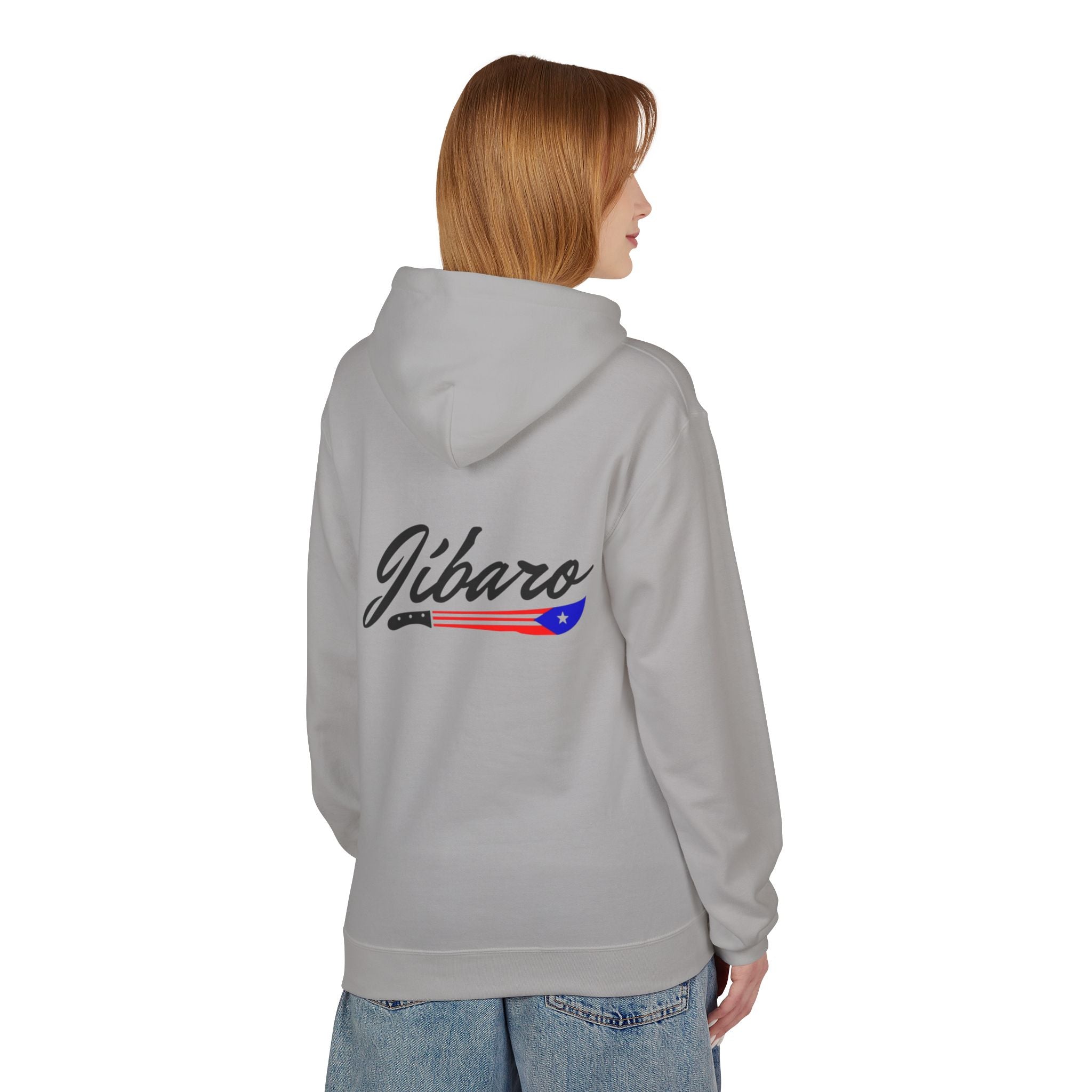 Gíbaro Hoodie  Puerto Rican Pride Pullover with Flag Machete Design