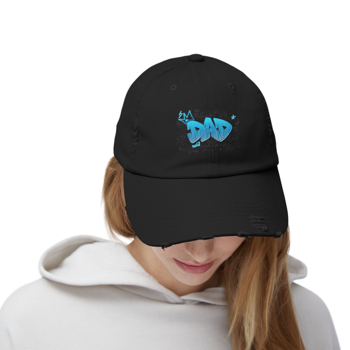 Cool Dad Distressed Cap | Fun Gift for Father's Day, Casual Wear, Unique Style, Vintage Hat, Dad Gifts