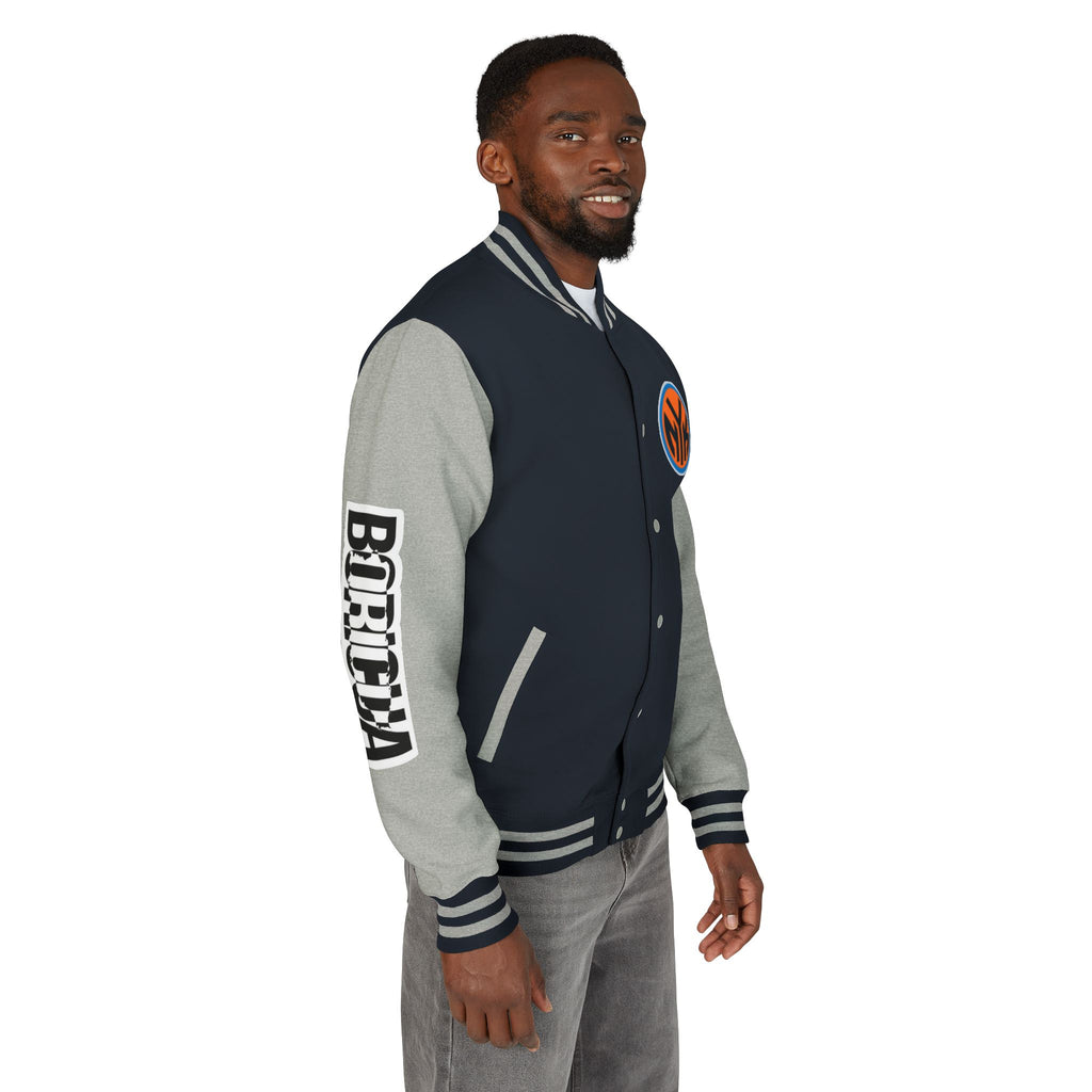 Basketball-Inspired Letterman Jacket — Men's Retro Varsity Sports Jacket Jose AlvarTribute Varsity Jacket