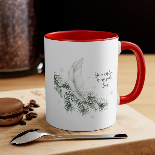 Holiday Mugs Christmas Gift Ideas Hot Cocoa & Coffee Cup Designs Inspirational Father's Day Mug with Feather Design
