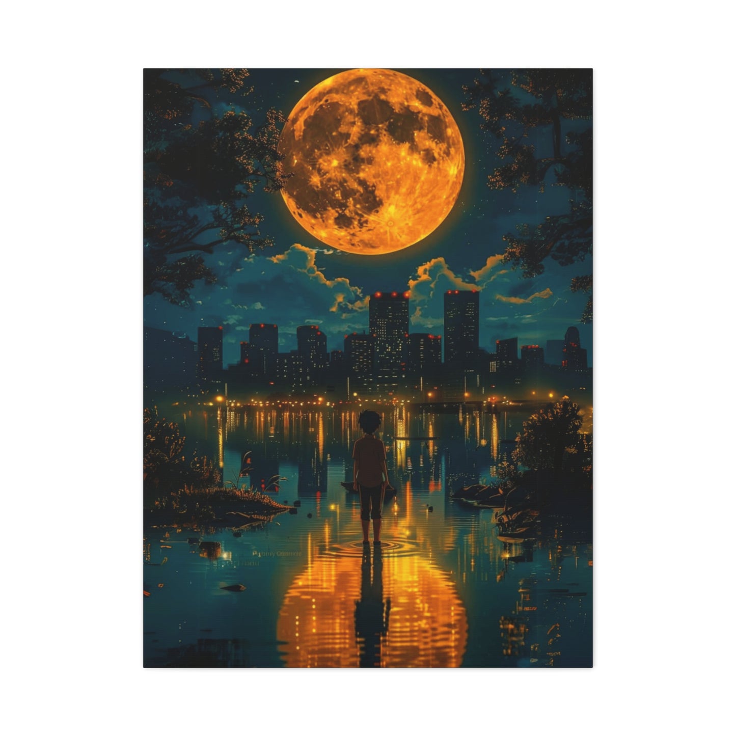 Because words have the power to move you let them live on your wall, Unique Nightscape Decoration, Perfect for Any Occasion
