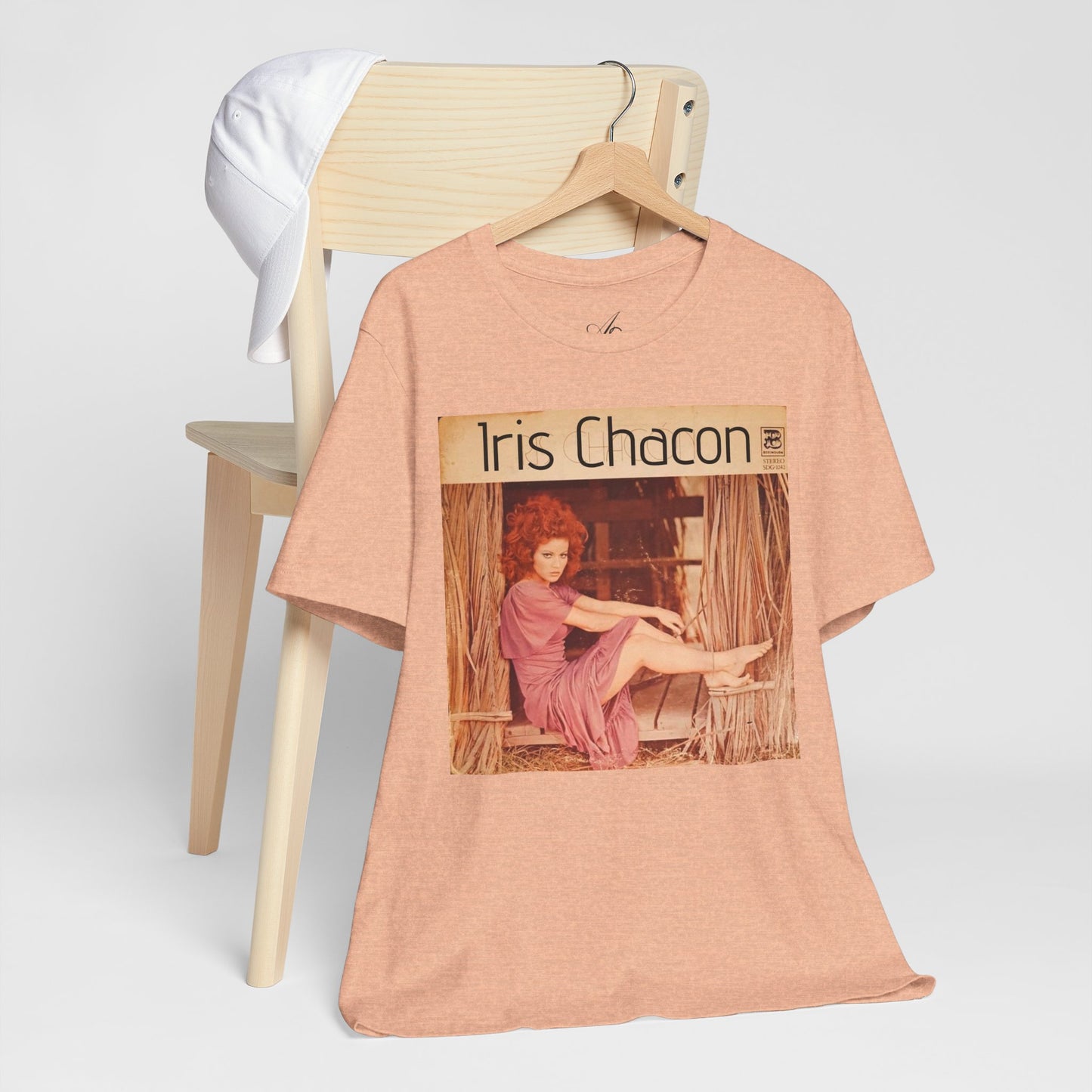 Retro Iris Chacon Unisex Tee, Vintage Music Shirt, Bohemian T-Shirt, Gift for Her, 90s Style Top