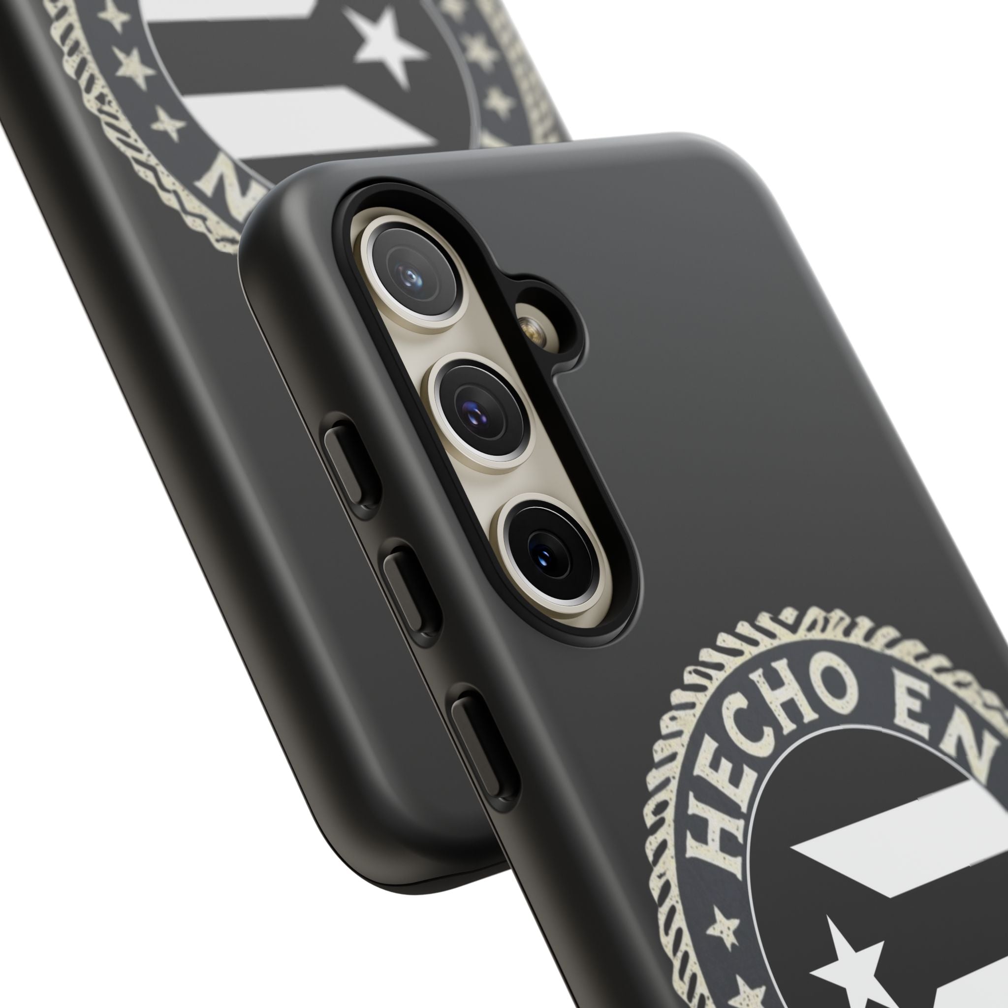 Hecho en Puerto Rico Phone Case  Puerto Rican Flag Emblem Tough Protective Cover