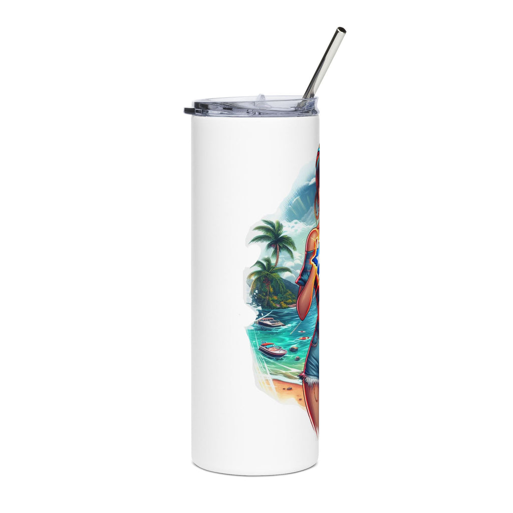 Island Pride in Every Sip Tropical Island Tumbler