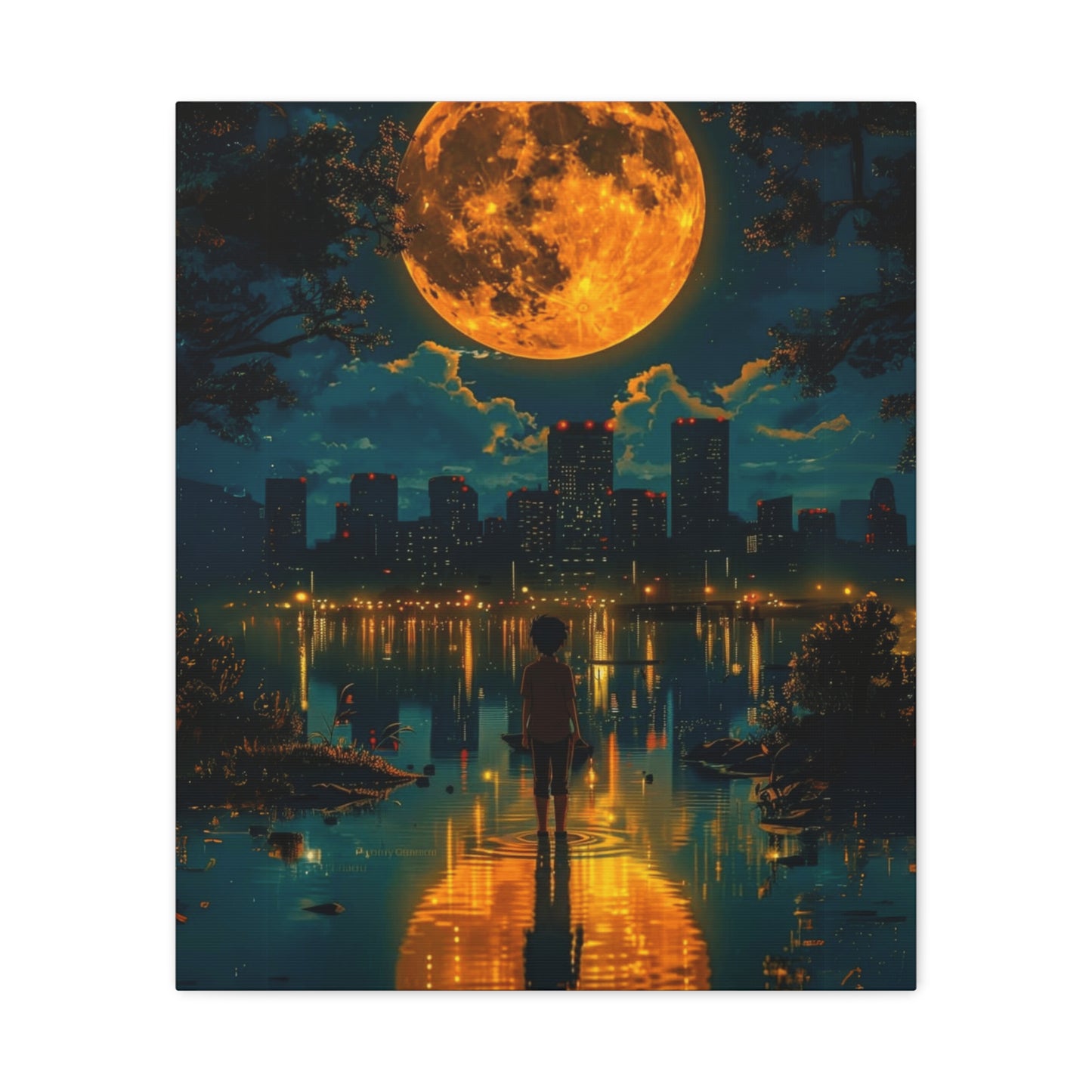 Because words have the power to move you let them live on your wall, Unique Nightscape Decoration, Perfect for Any Occasion