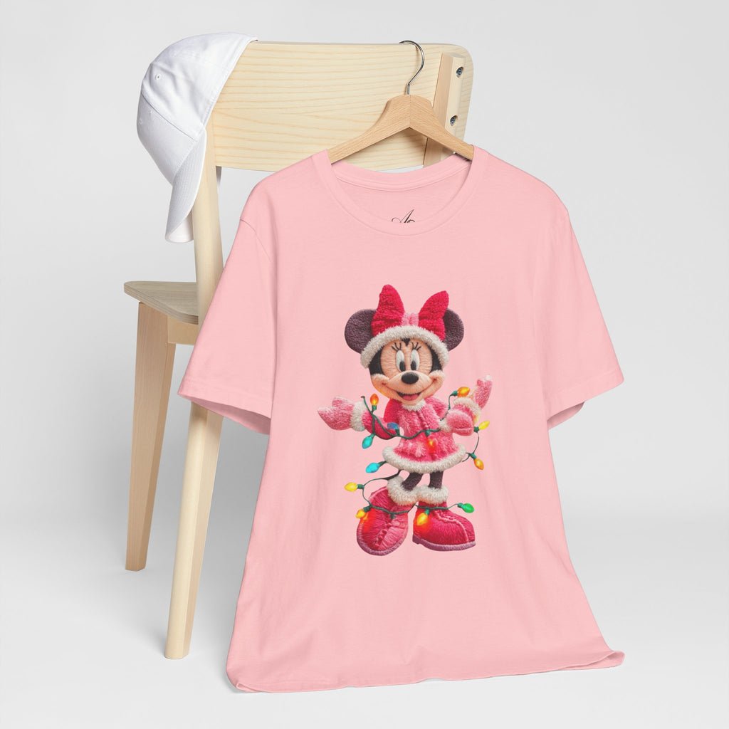 Minnie Mouse Holiday Lights T-Shirt Festive Holiday Designs