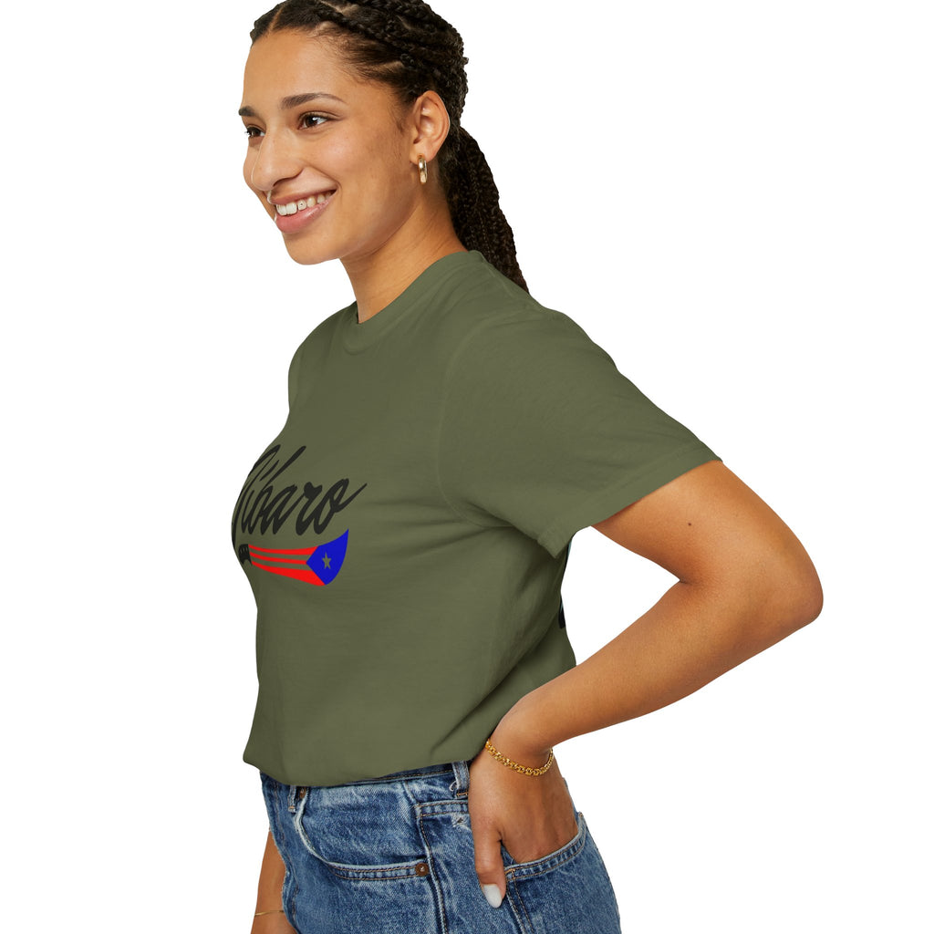 T-Shirt  "Jíbaro" Puerto Rican Heritage Tee (Back Machete  Sombrero de Paja Design) Puerto Rico’s Navidades