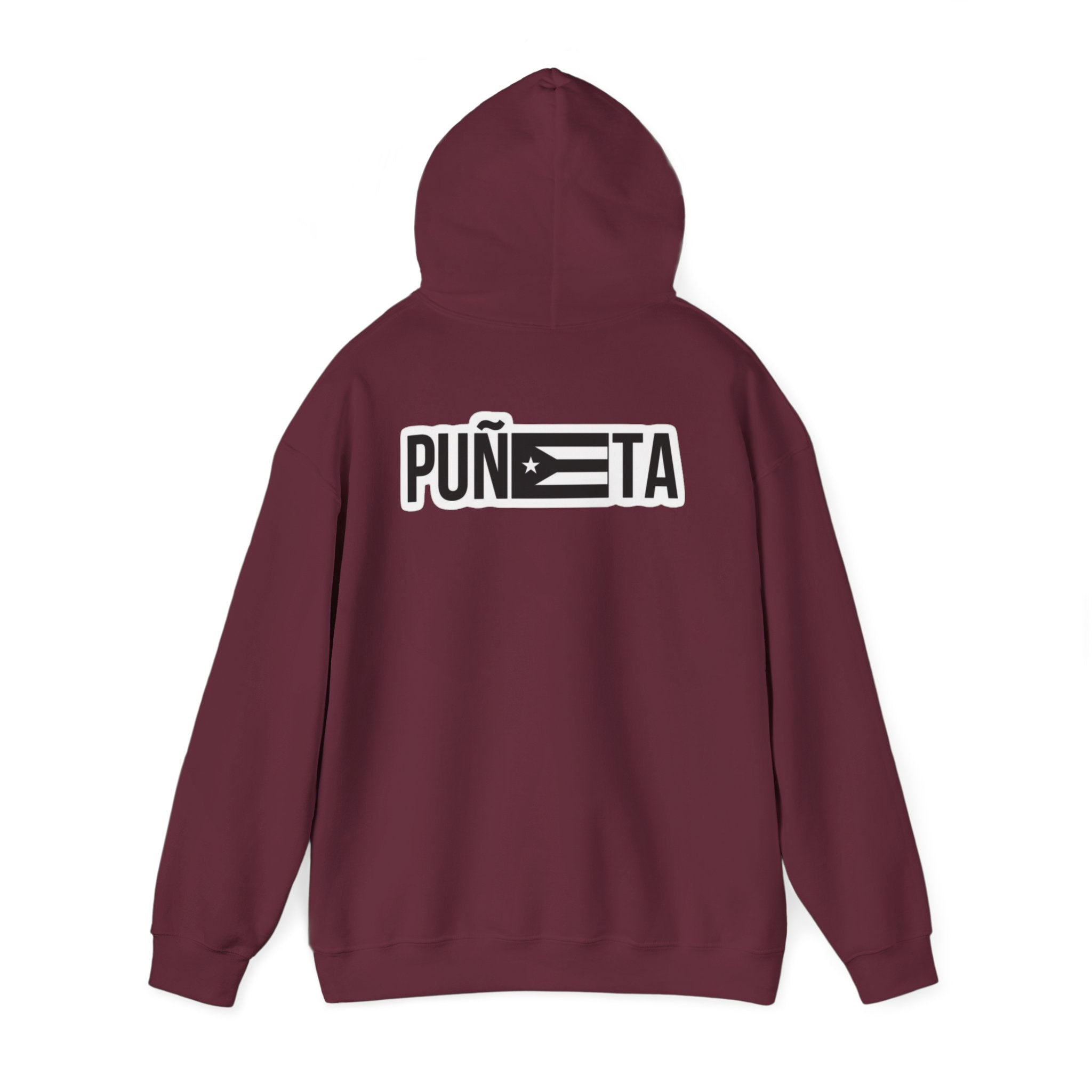 Puerto Rican Pride Hoodie  “No Nos representan” Front & Puñeta Flag Back