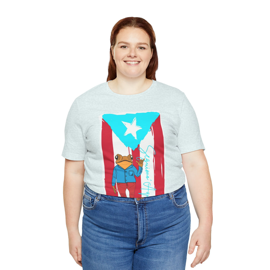 Puerto Rican Coqui Flag T‑Shirt  Boricua Pride Tee