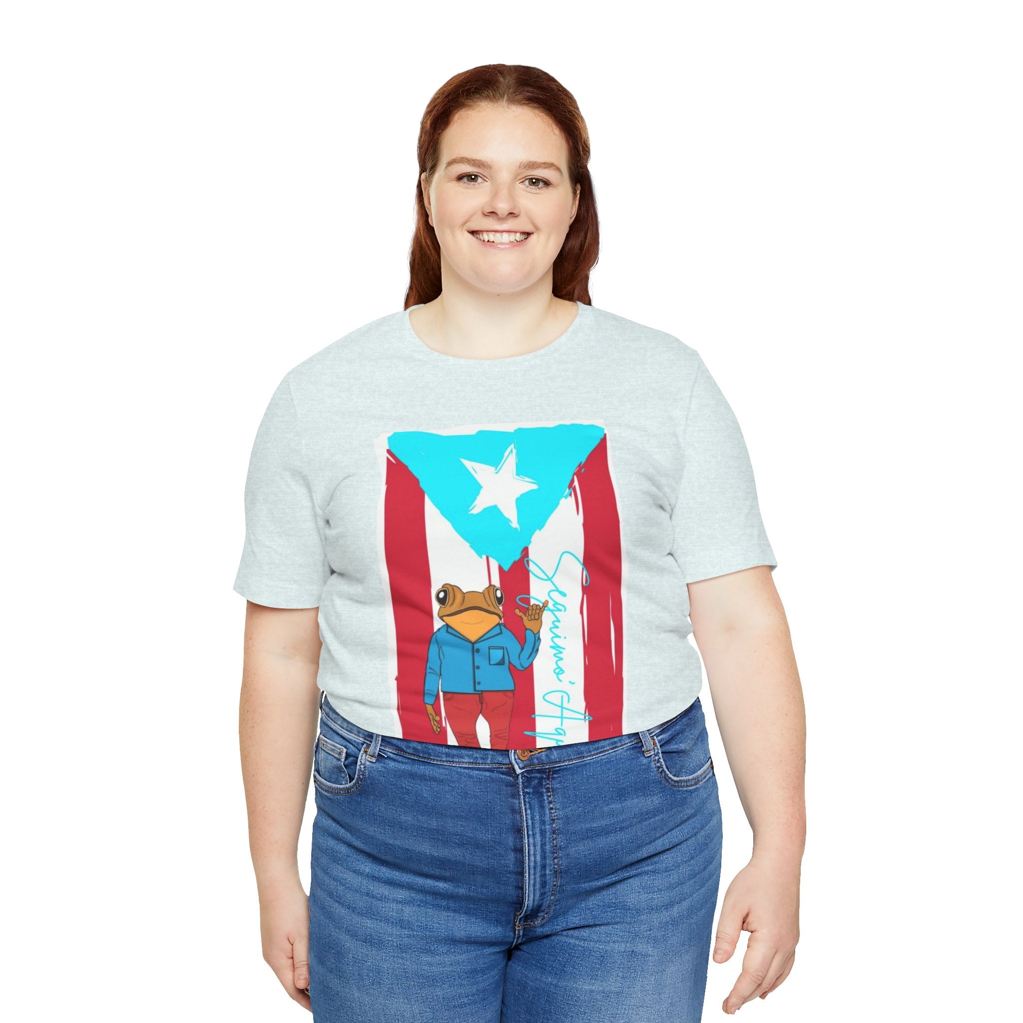Puerto Rican Coqui Flag T‑Shirt  Boricua Pride Tee