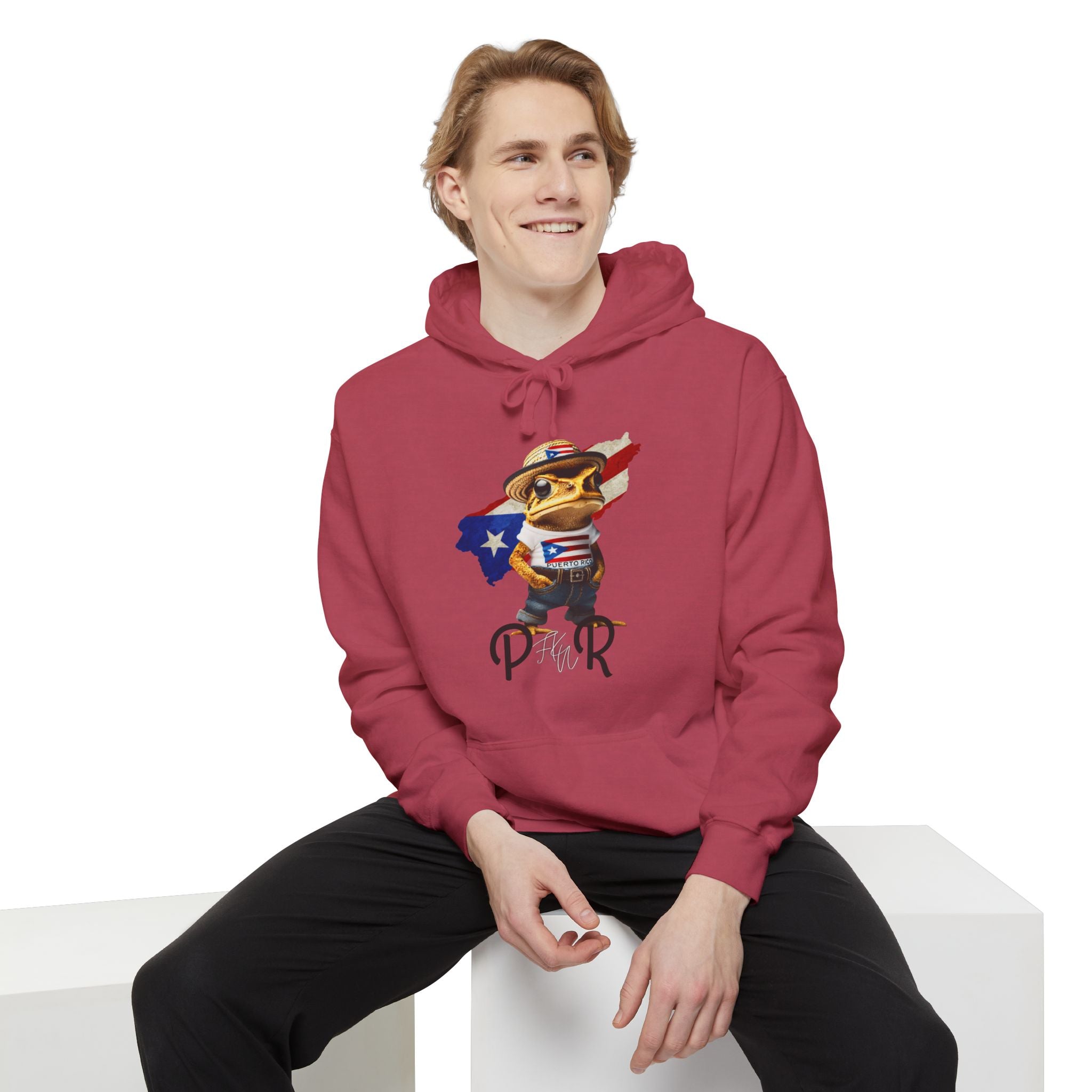 Camiseta y Sudadera Unisex con Bordado – Diseño de Puerto Rico Puerto Rico Embroidered T-Shirt & Unisex Crewneck Sweatshirt