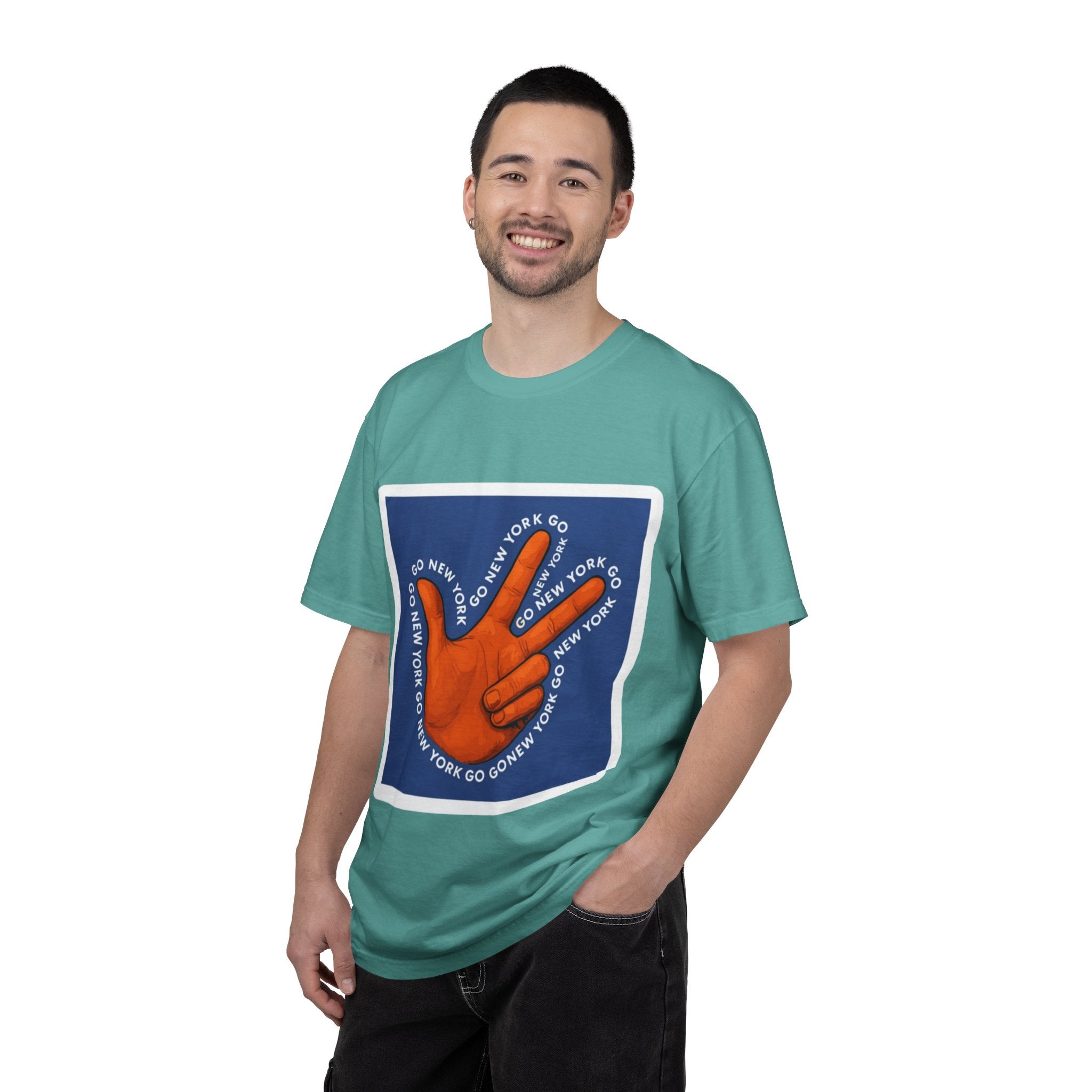 Go New York Hand Graphic T-Shirt