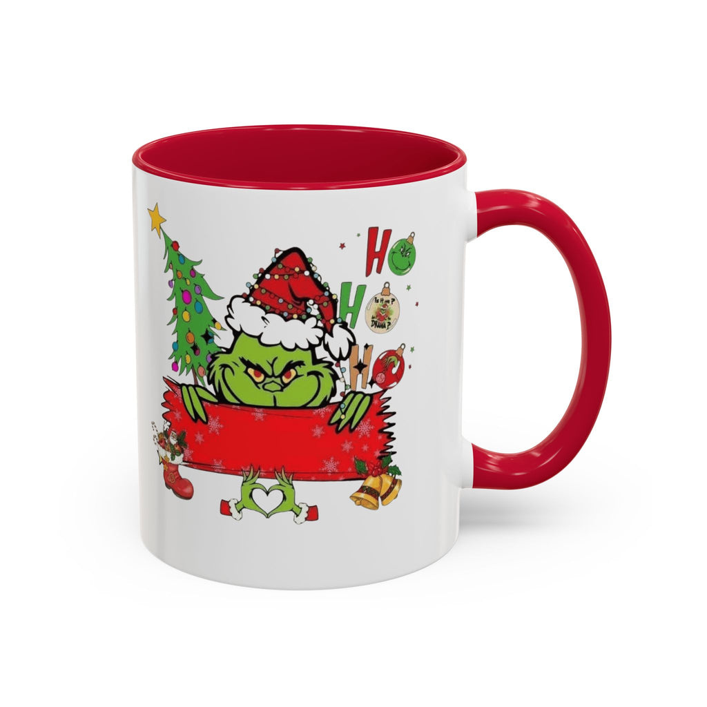 Christmas Grinch Mug (11oz & 15oz)  Funny Holiday Coffee Cup with Grinch Illustration Christmas Mugs Collection!