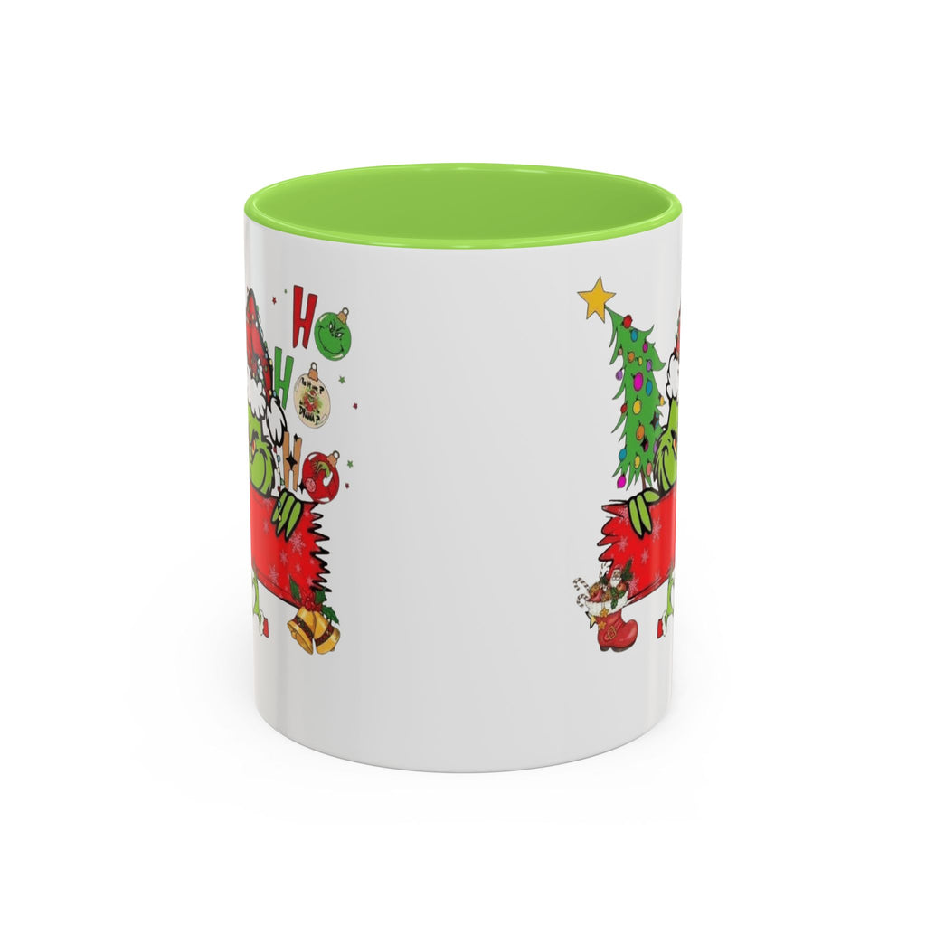 Christmas Grinch Mug (11oz & 15oz)  Funny Holiday Coffee Cup with Grinch Illustration Christmas Mugs Collection!