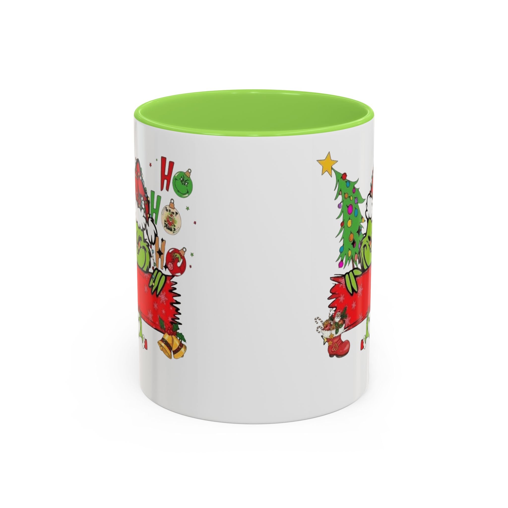 Christmas Grinch Mug (11oz & 15oz)  Funny Holiday Coffee Cup with Grinch Illustration Christmas Mugs Collection!