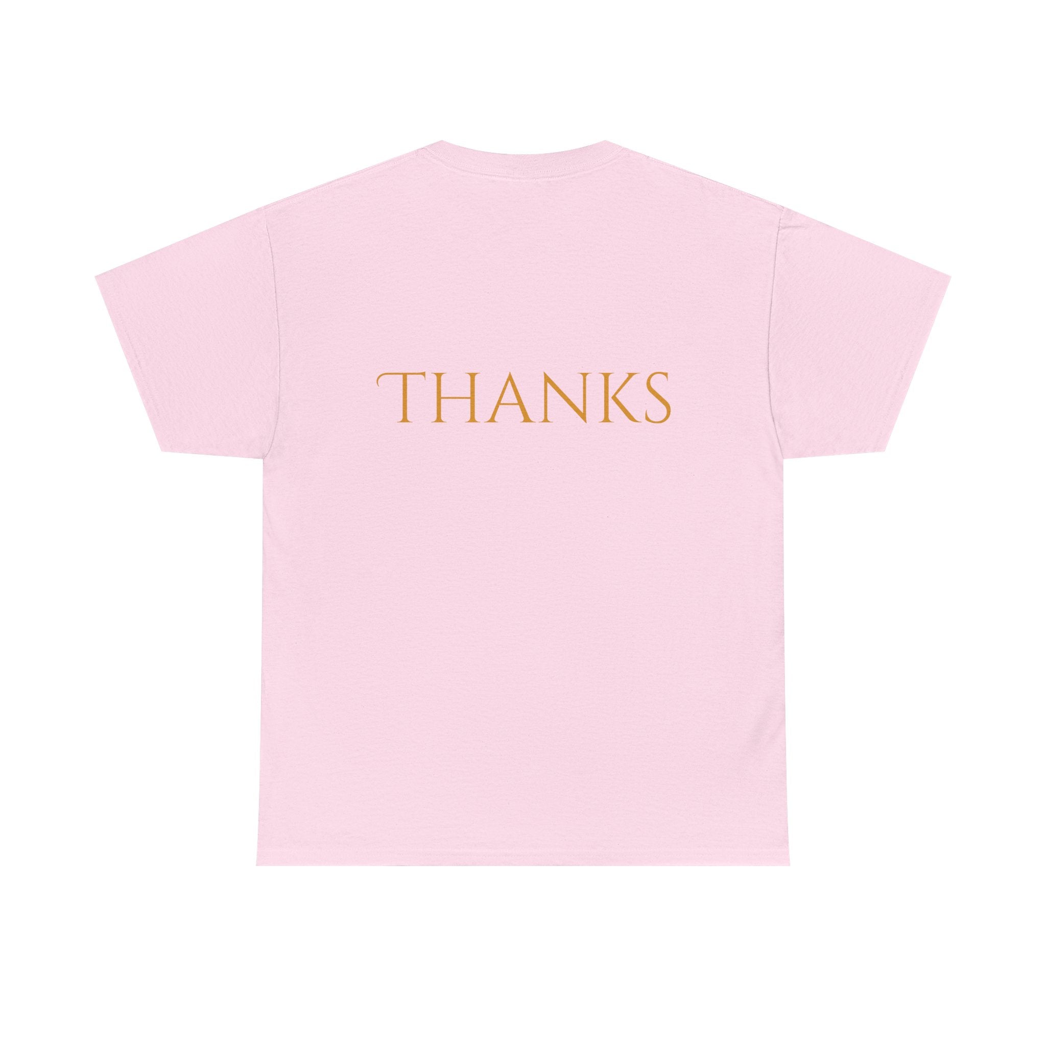 Give Thanks Tee Thanksgiving Graphic T-Shirt with Rustic Bow Design