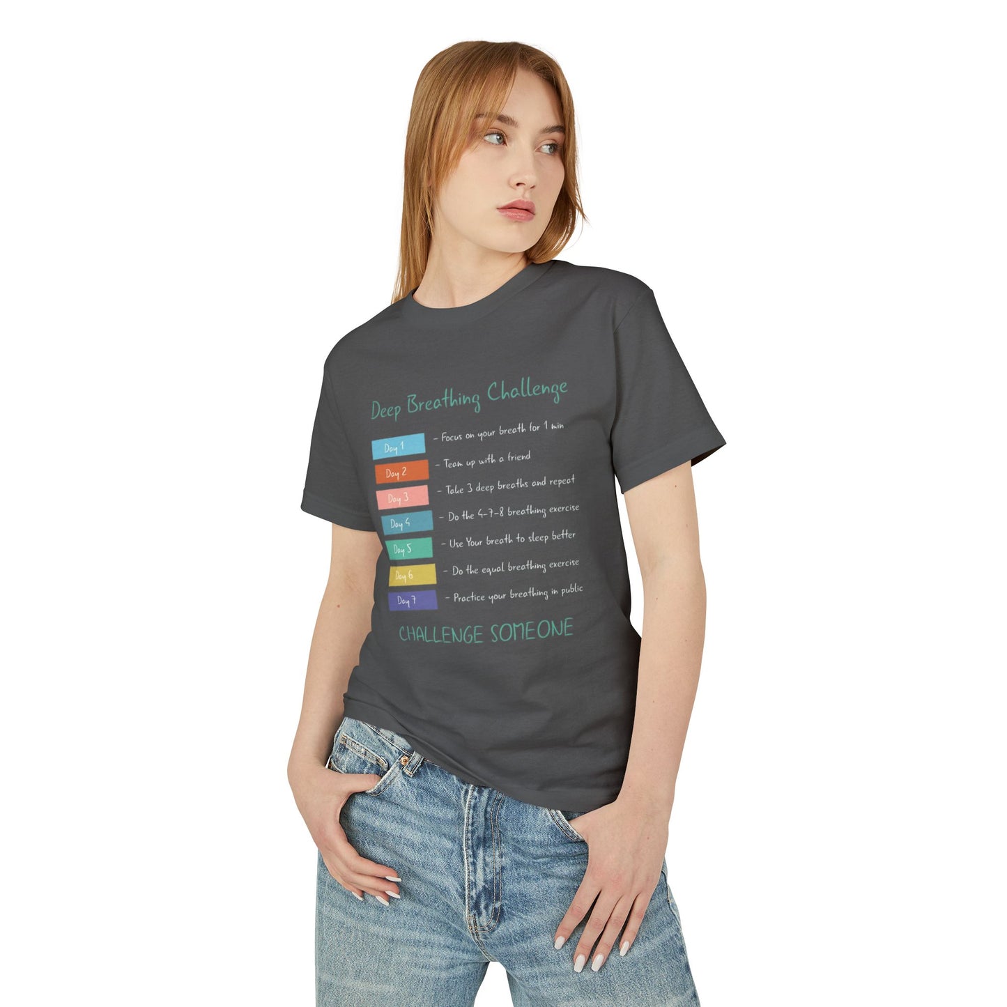 ✨ Let your outfit reflect your inner peace. Mindfulness Reminder Tee - Positive Vibes Everyday, Comfortable Cotton Shirt, Self-Care Gift, Unisex Relaxed Fit, Inspirational Apparel