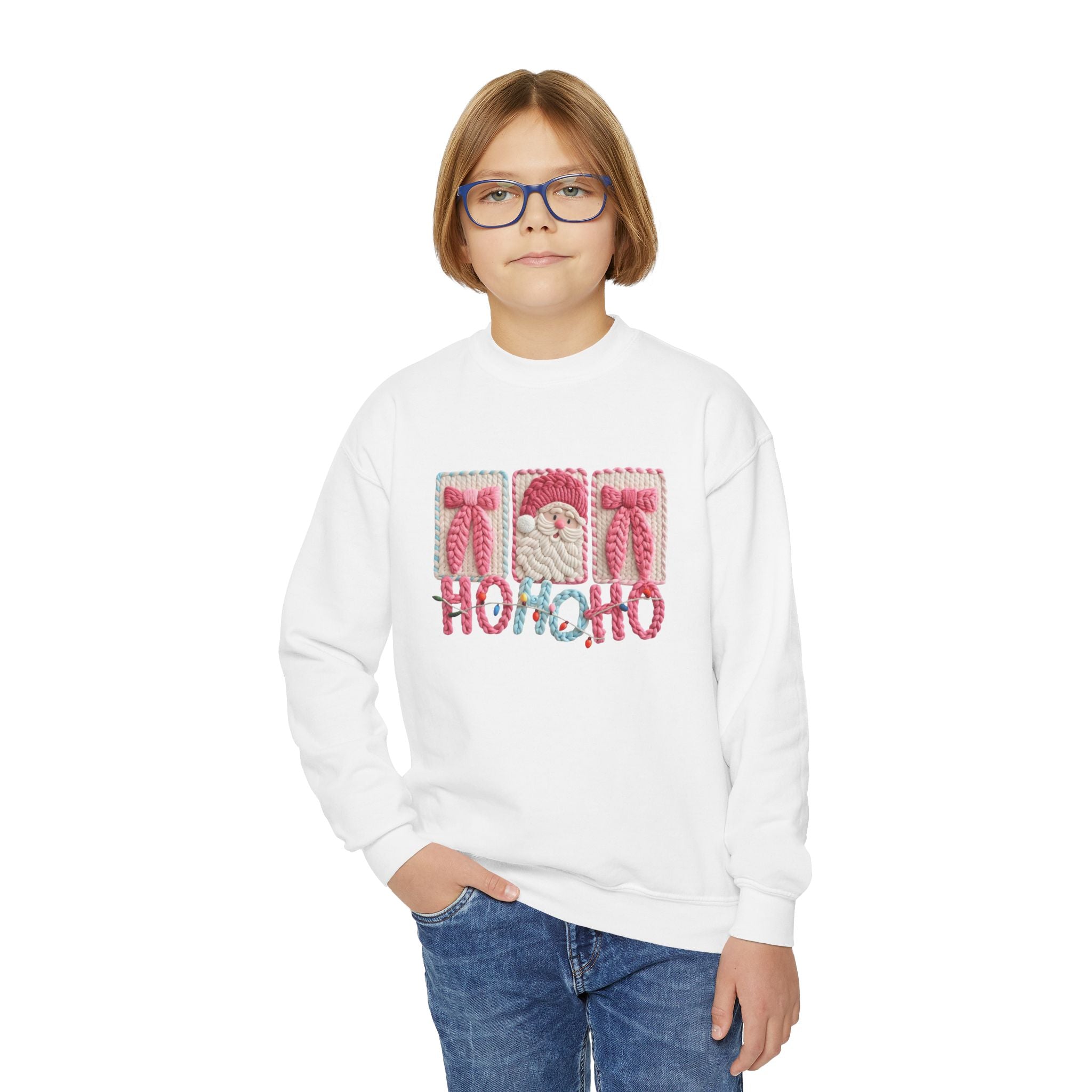 Youth Christmas 'HOHOHO' Crewneck Sweatshirt