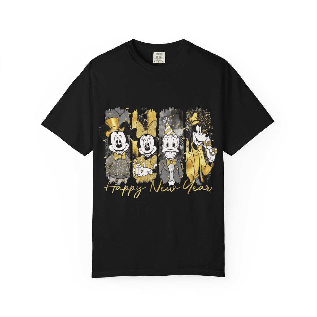 New Year Mickey & Friends T-Shirt  'Happy New Year' Graphic Tee