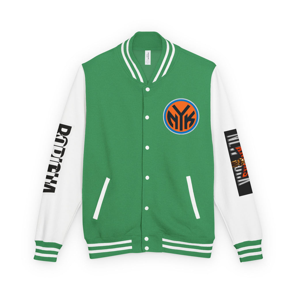 Basketball-Inspired Letterman Jacket — Men's Retro Varsity Sports Jacket Jose AlvarTribute Varsity Jacket